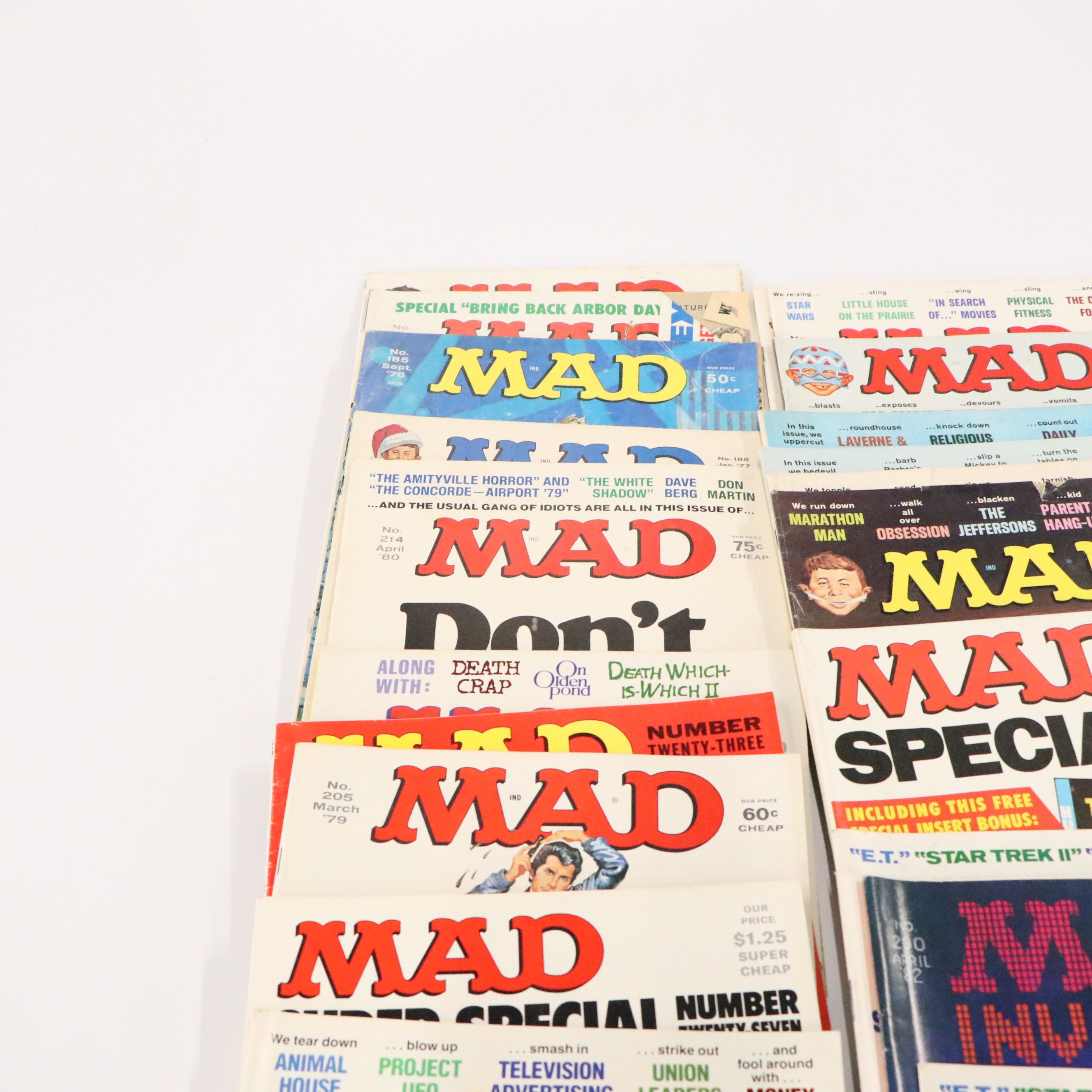 "MAD" and "Crazy" Magazine with "The National Crumb" and More Issues, 1970s