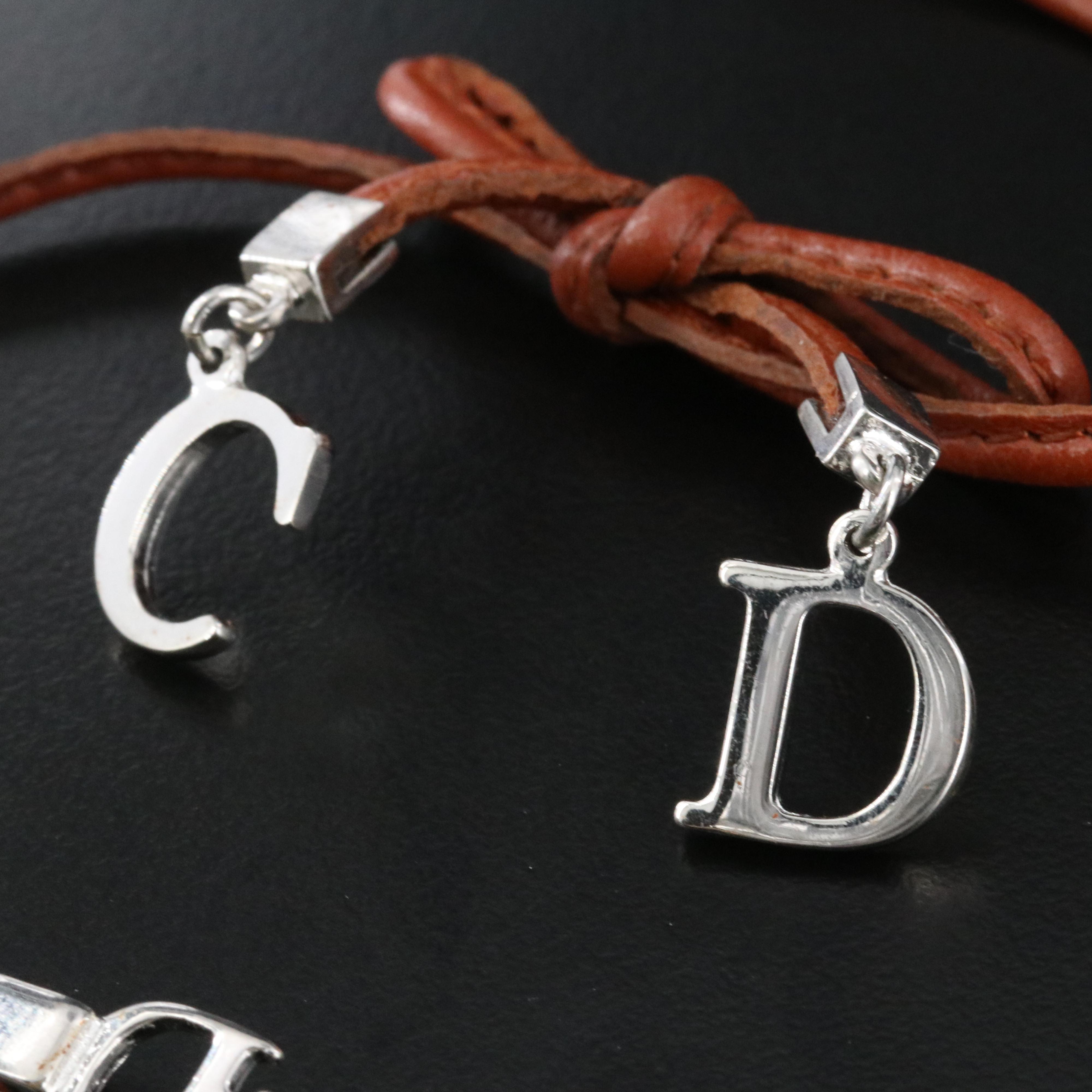 Christian Dior CD Bow Necklace