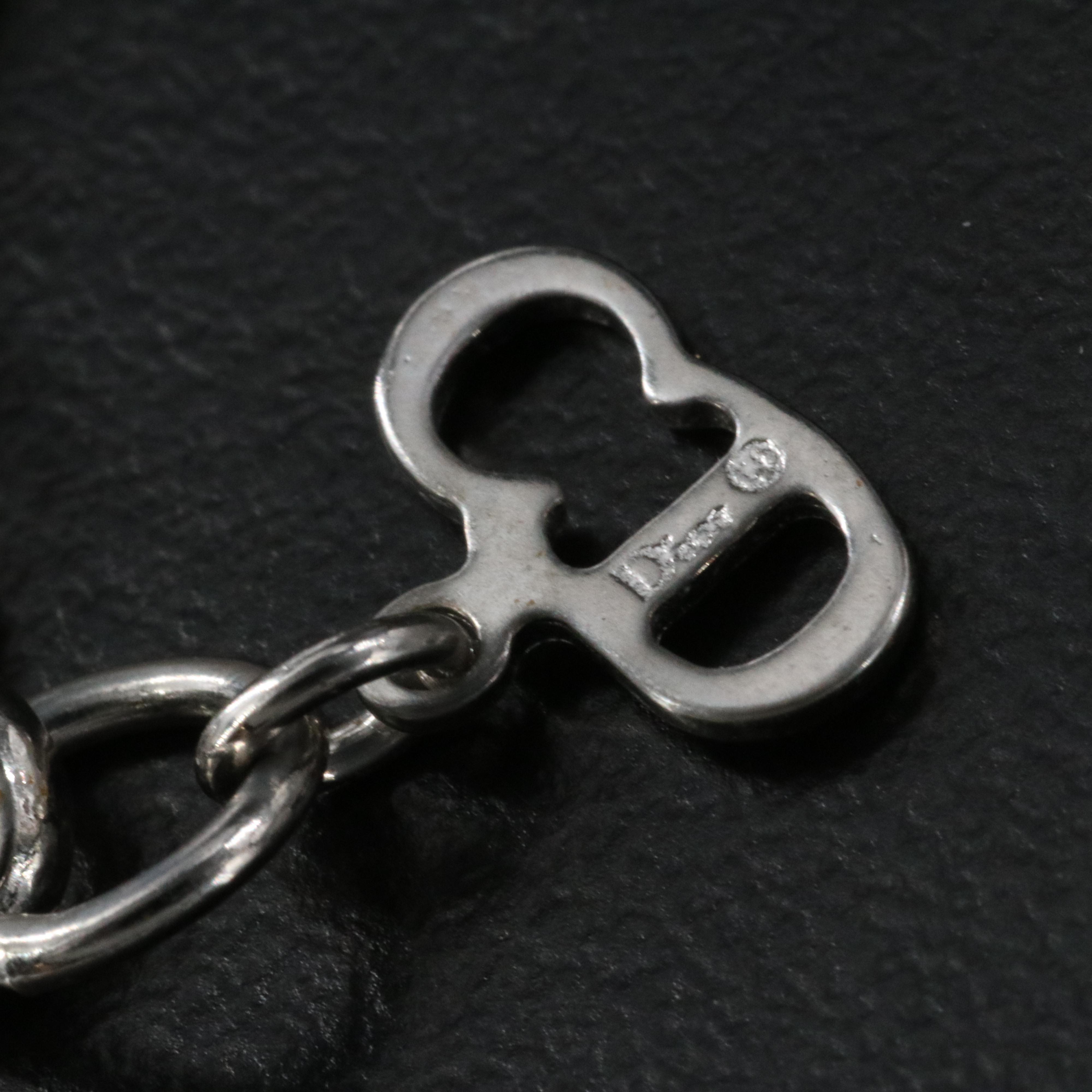 Christian Dior CD Bow Necklace