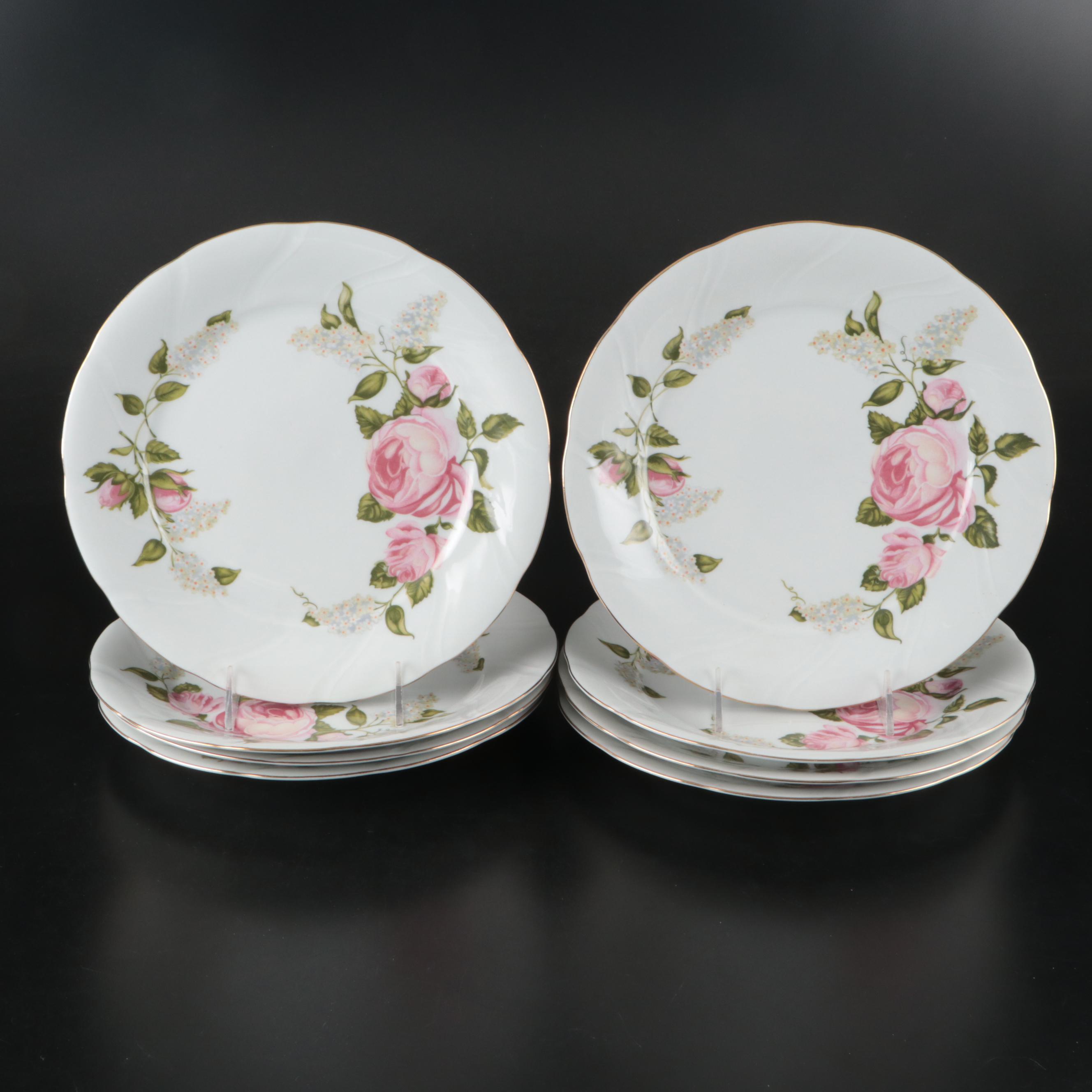 Baum Bros. Southington "Rose Briar", Korona, and More Polish Rose Dinnerware