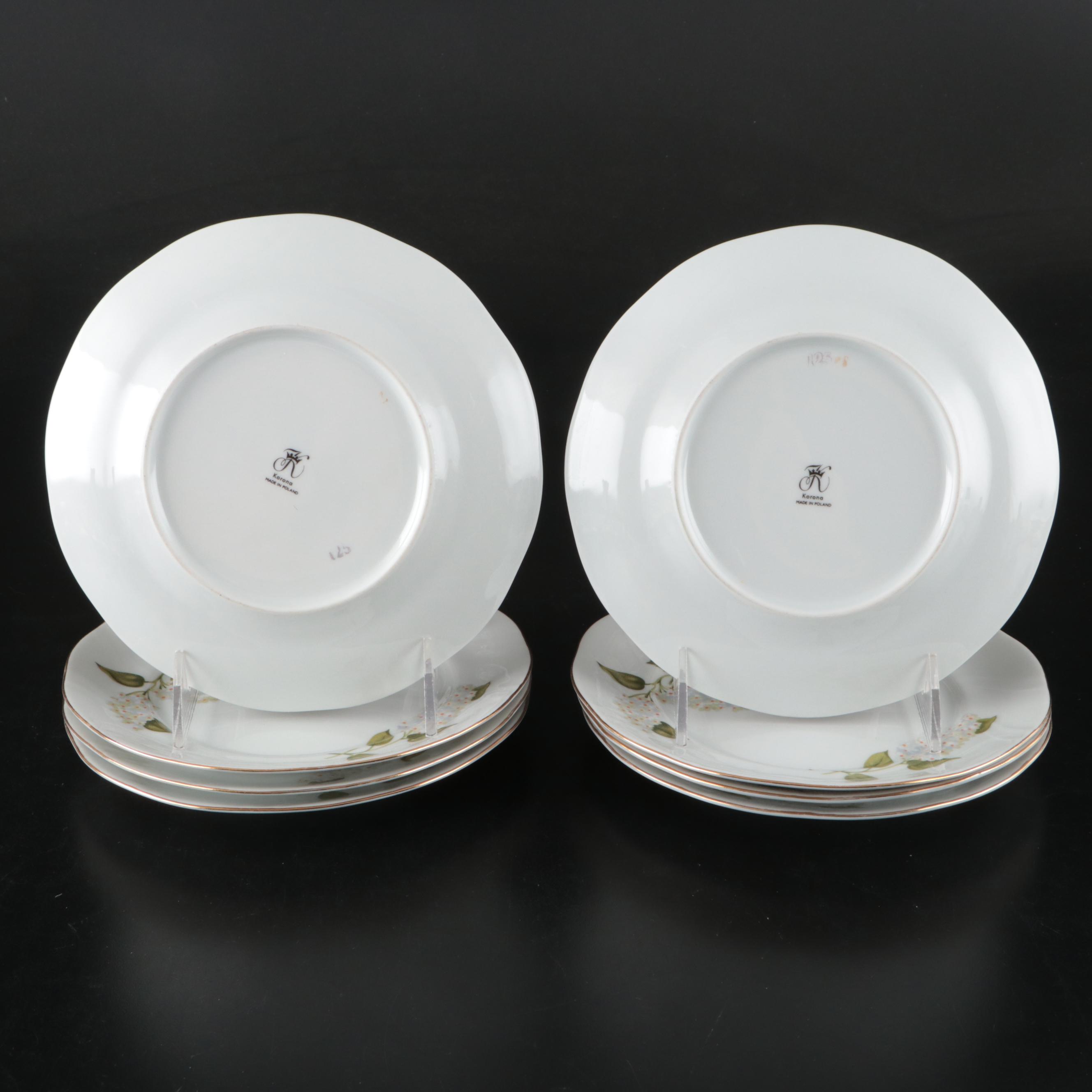 Baum Bros. Southington "Rose Briar", Korona, and More Polish Rose Dinnerware