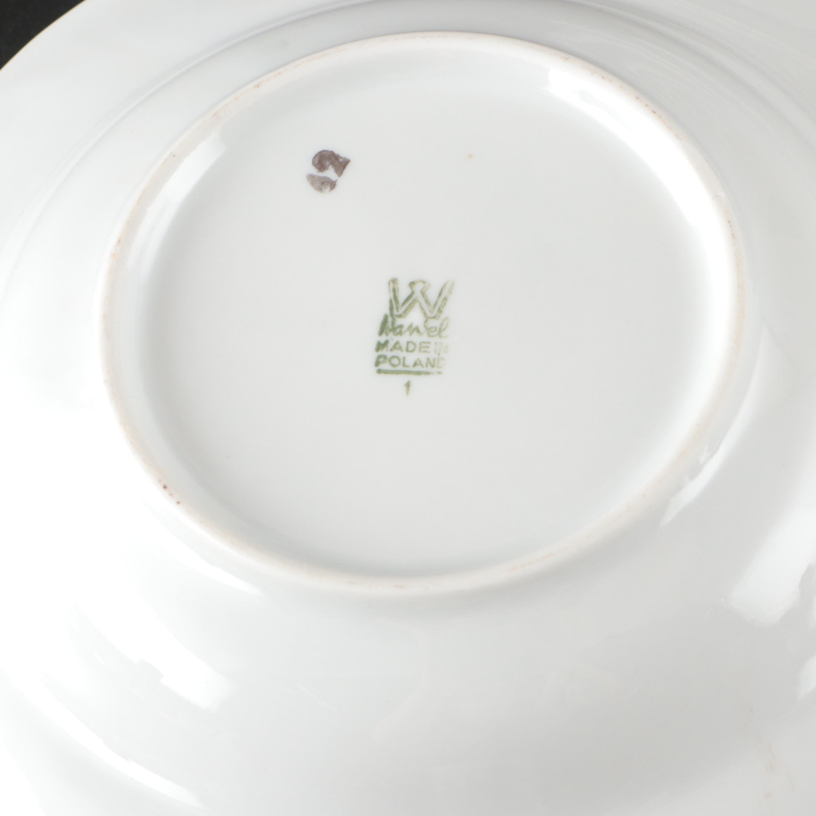 Baum Bros. Southington "Rose Briar", Korona, and More Polish Rose Dinnerware