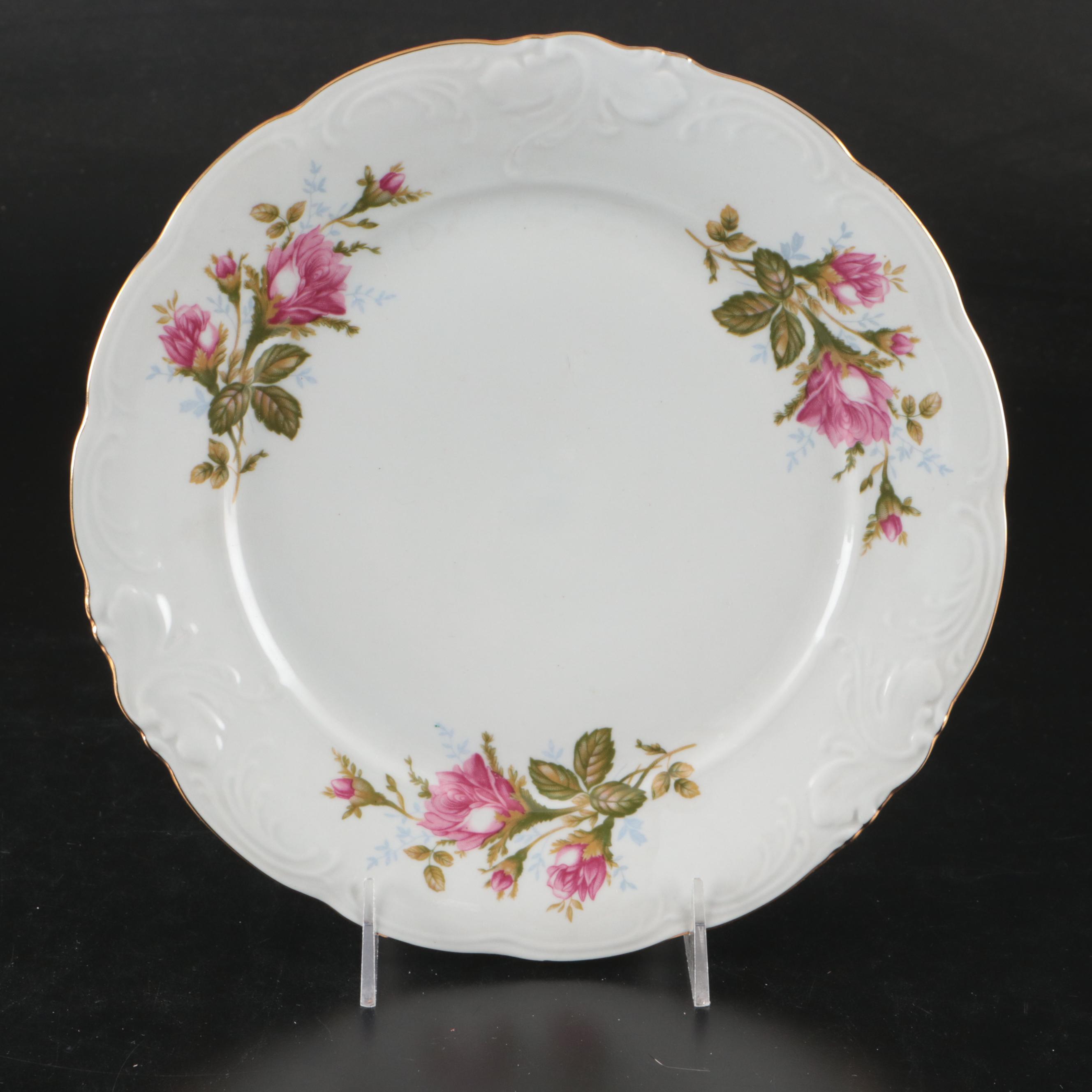 Baum Bros. Southington "Rose Briar", Korona, and More Polish Rose Dinnerware