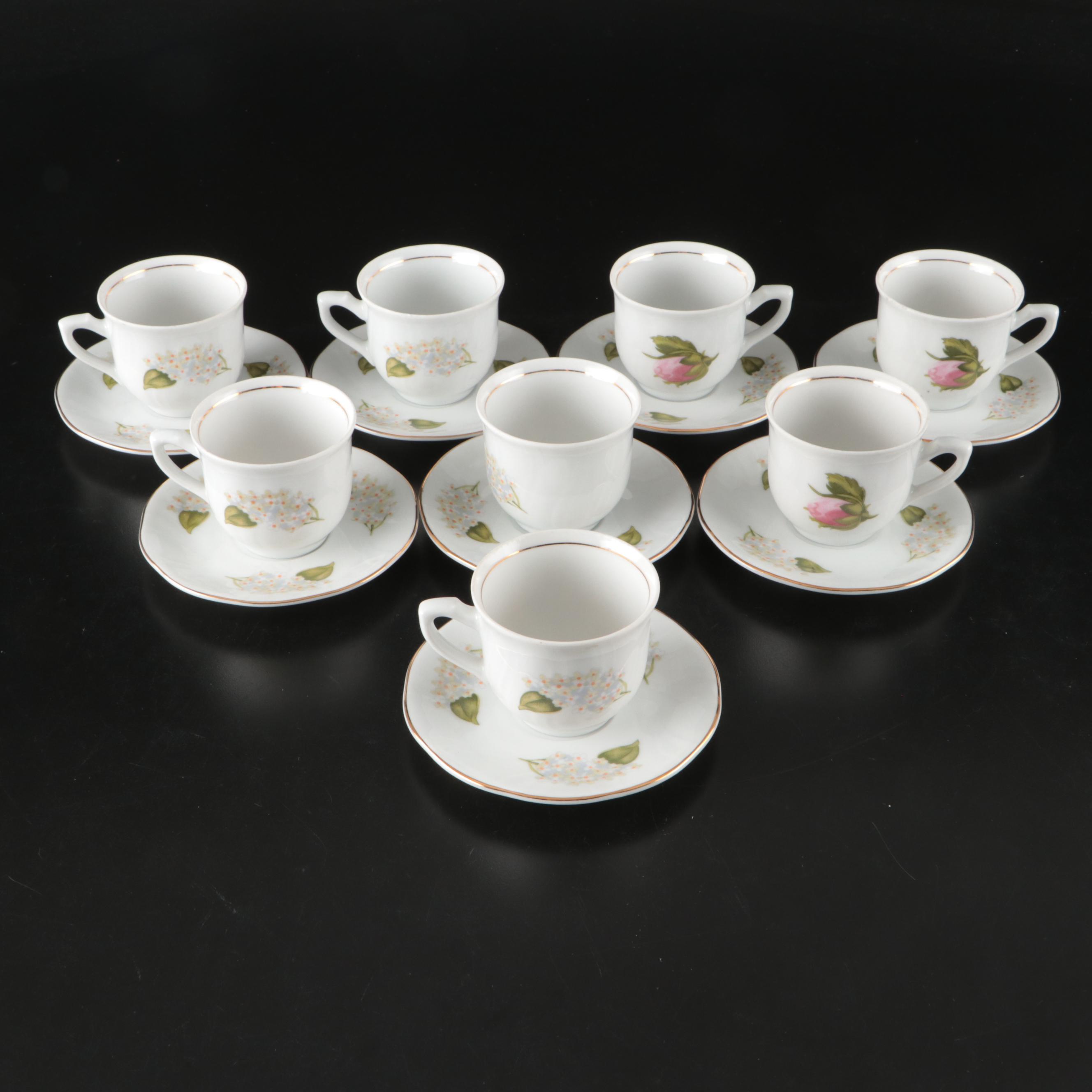 Baum Bros. Southington "Rose Briar", Korona, and More Polish Rose Dinnerware