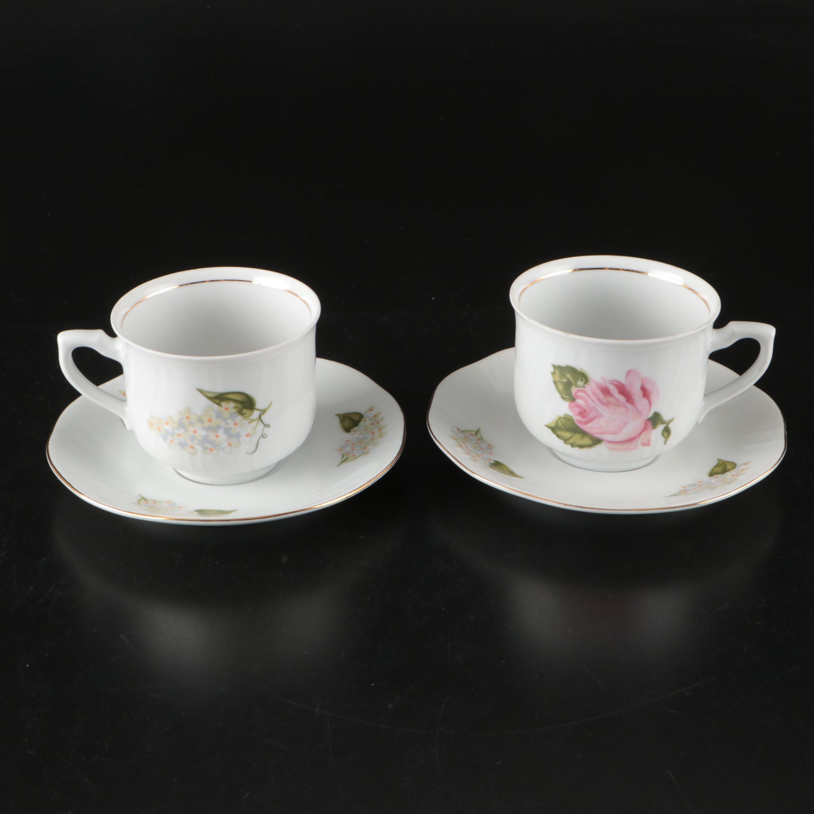 Baum Bros. Southington "Rose Briar", Korona, and More Polish Rose Dinnerware