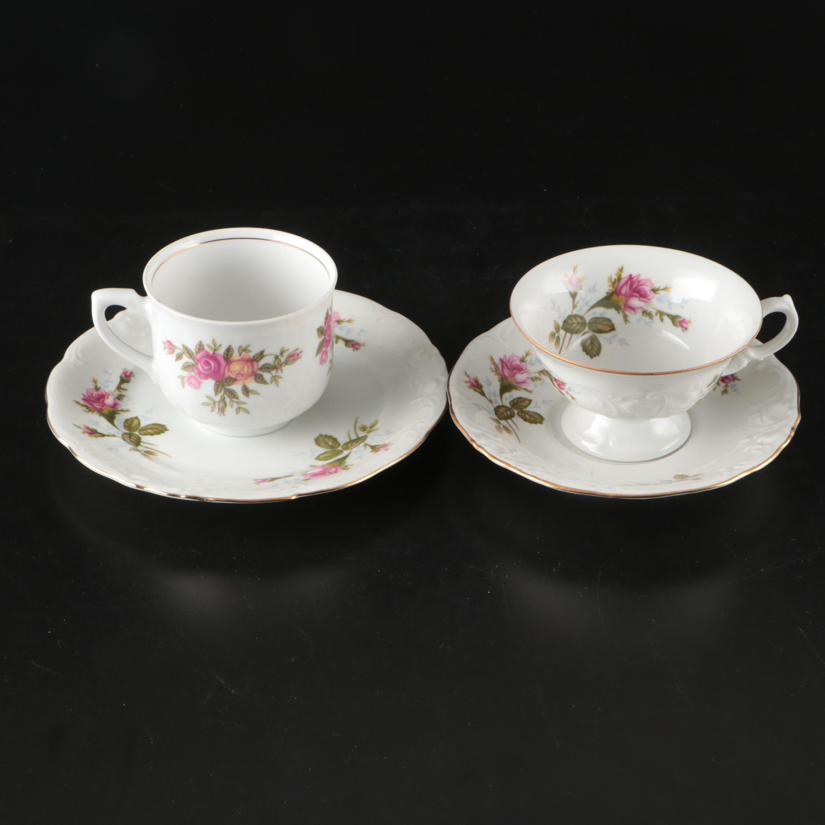 Baum Bros. Southington "Rose Briar", Korona, and More Polish Rose Dinnerware