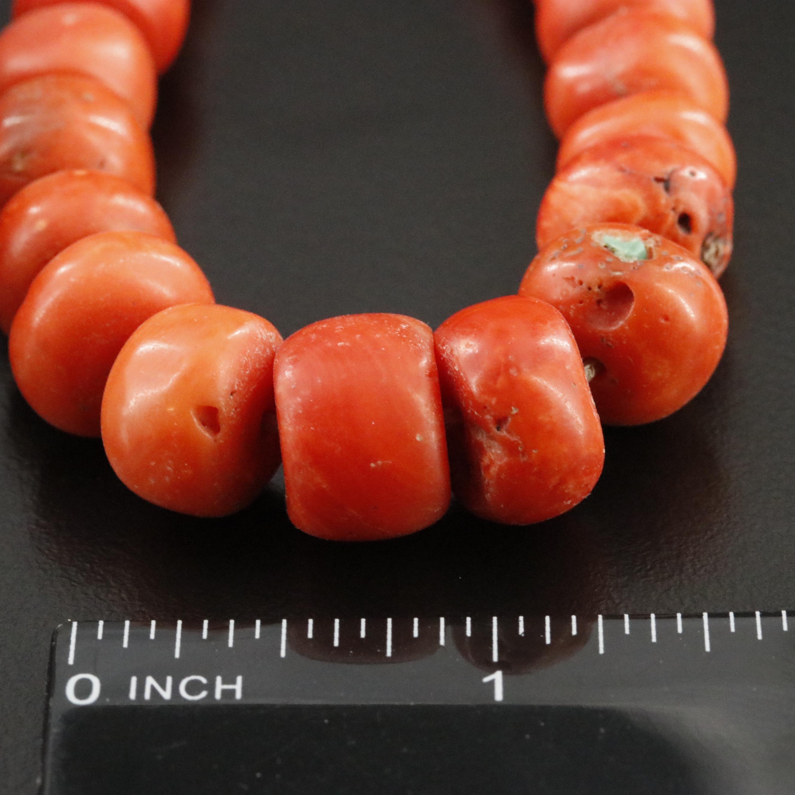 Graduated Coral Necklaces