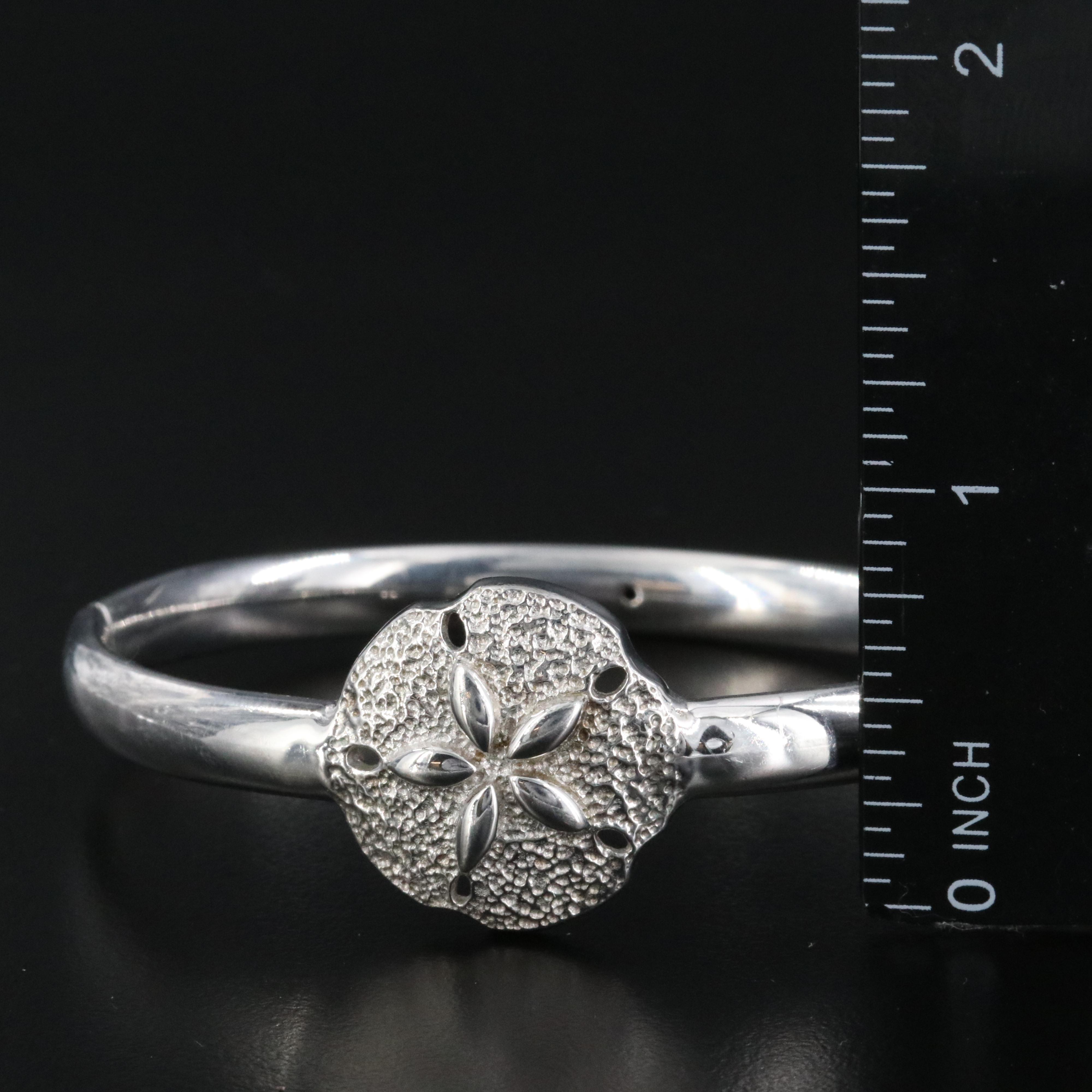 Sterling Sand Dollar Bracelet