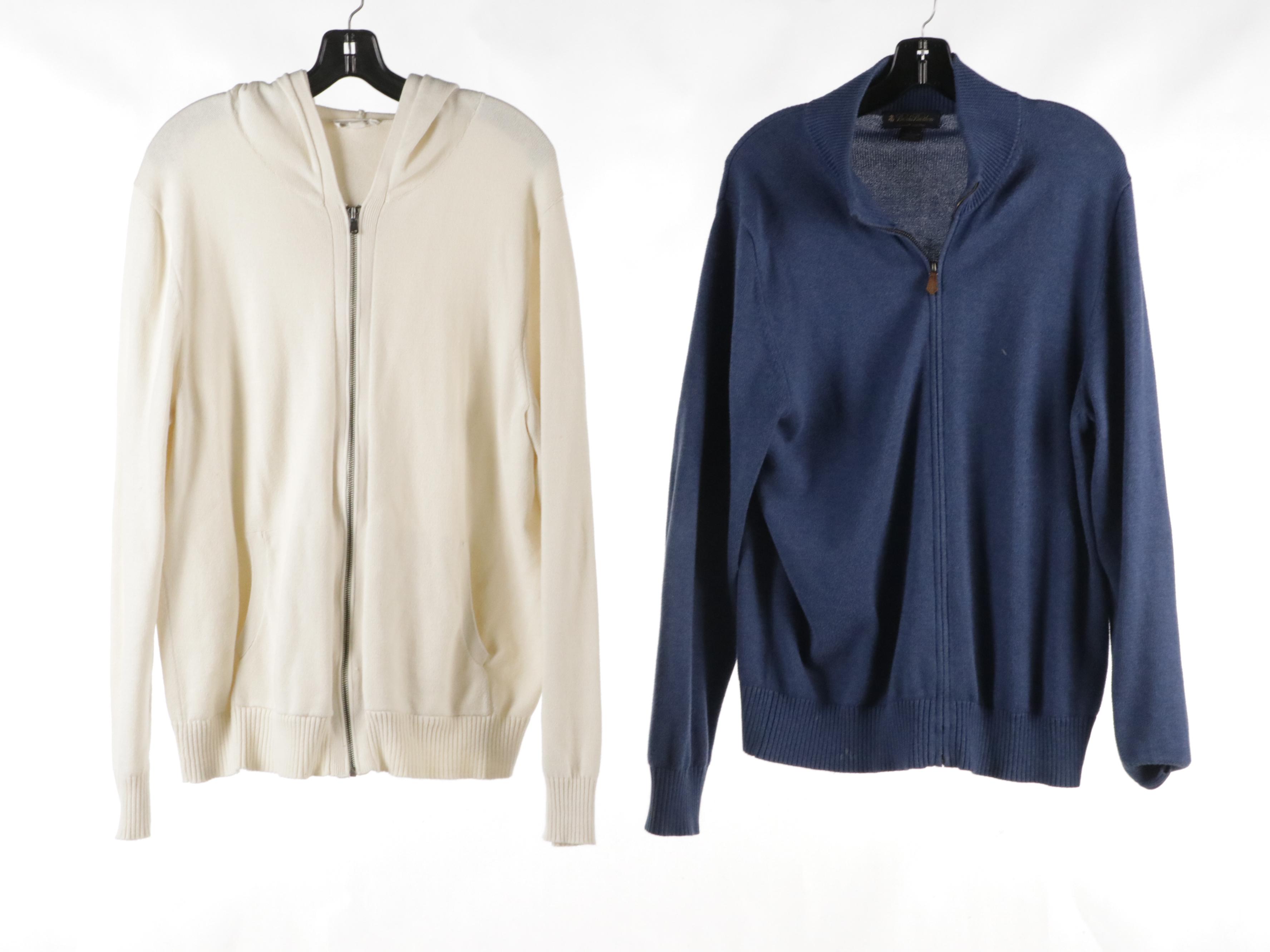 Men's Enrico Mandelli Cashmere Puffer Jacket, Malo Cashmere Quarter Zip & More