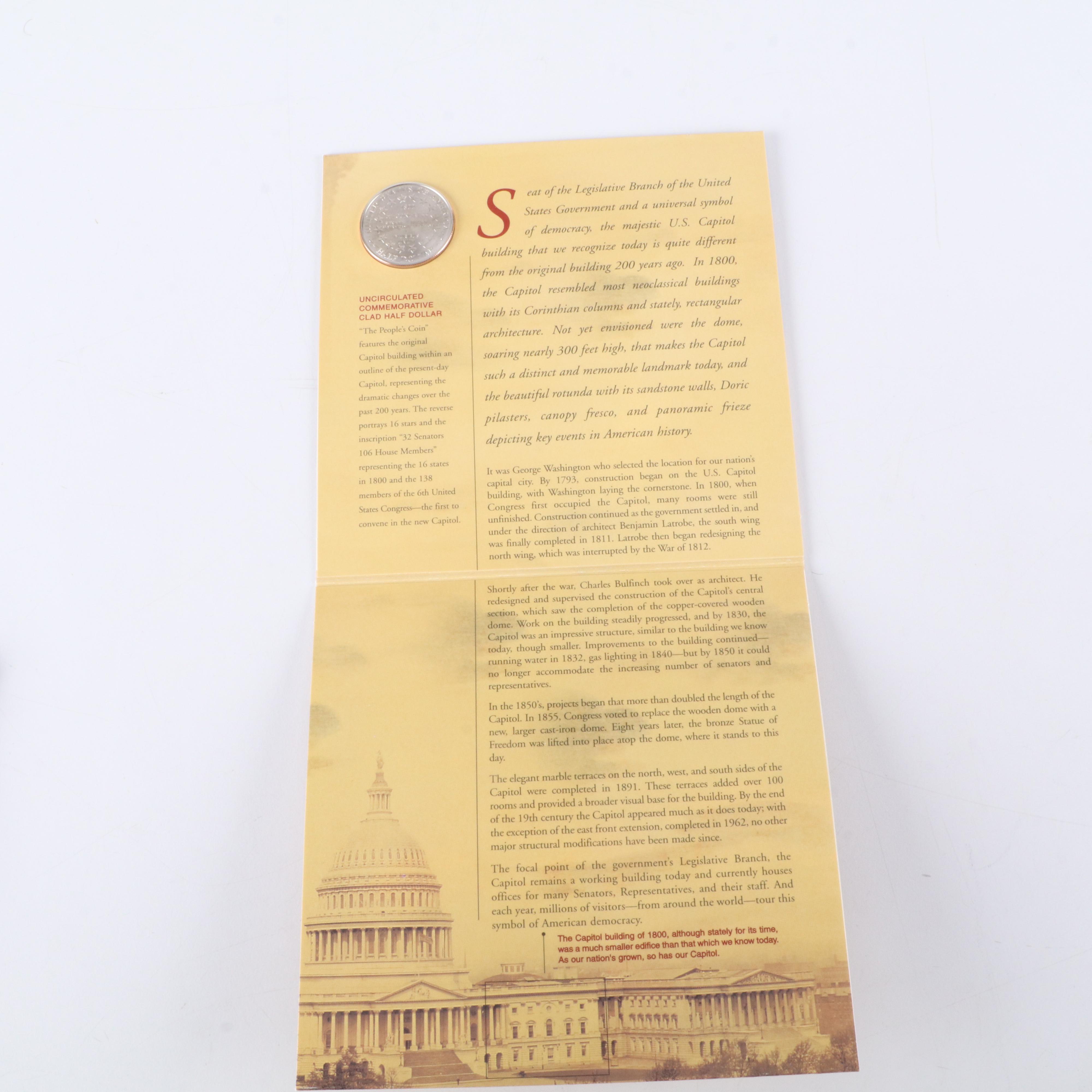 Six U.S. Commemorative Coin Sets