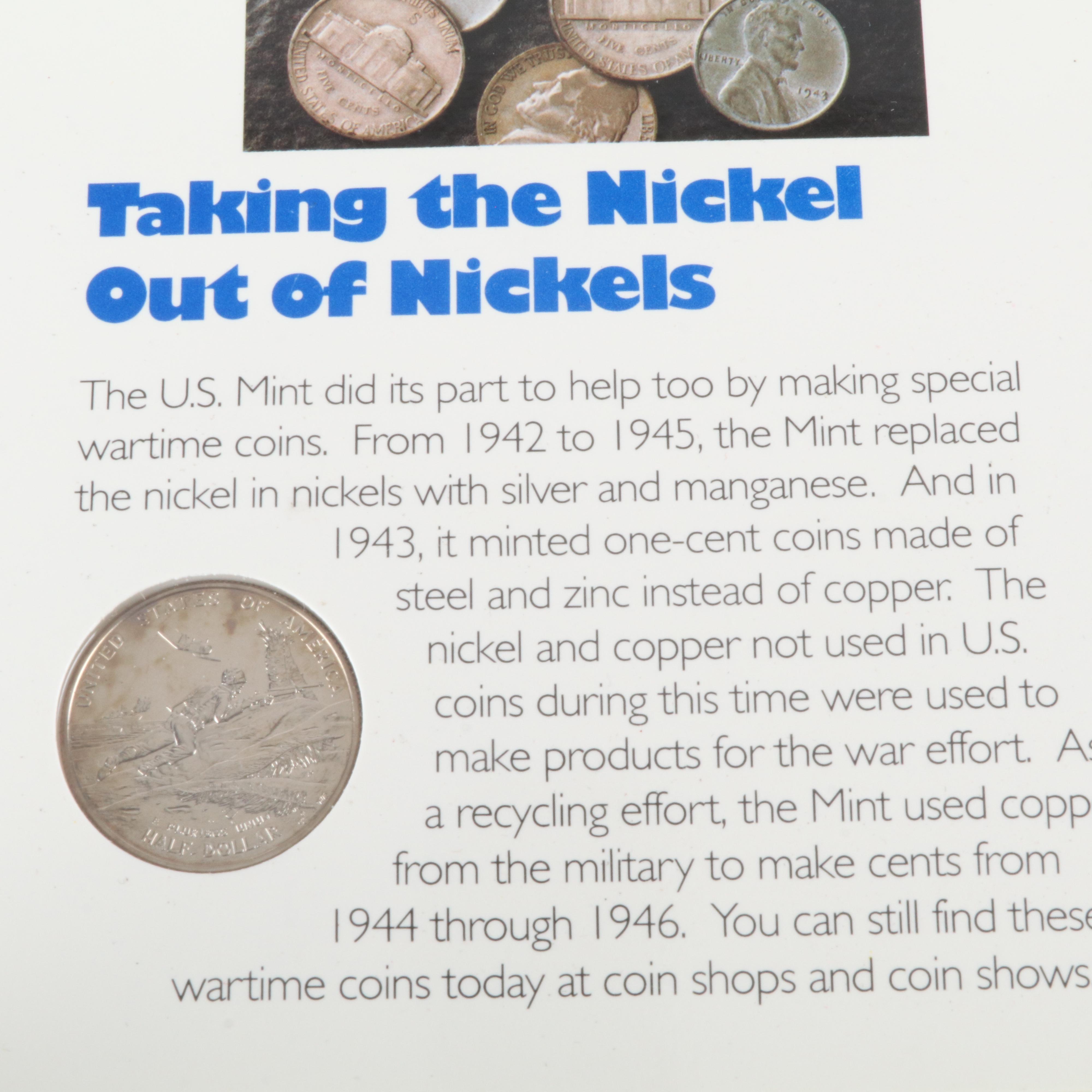 Six U.S. Commemorative Coin Sets