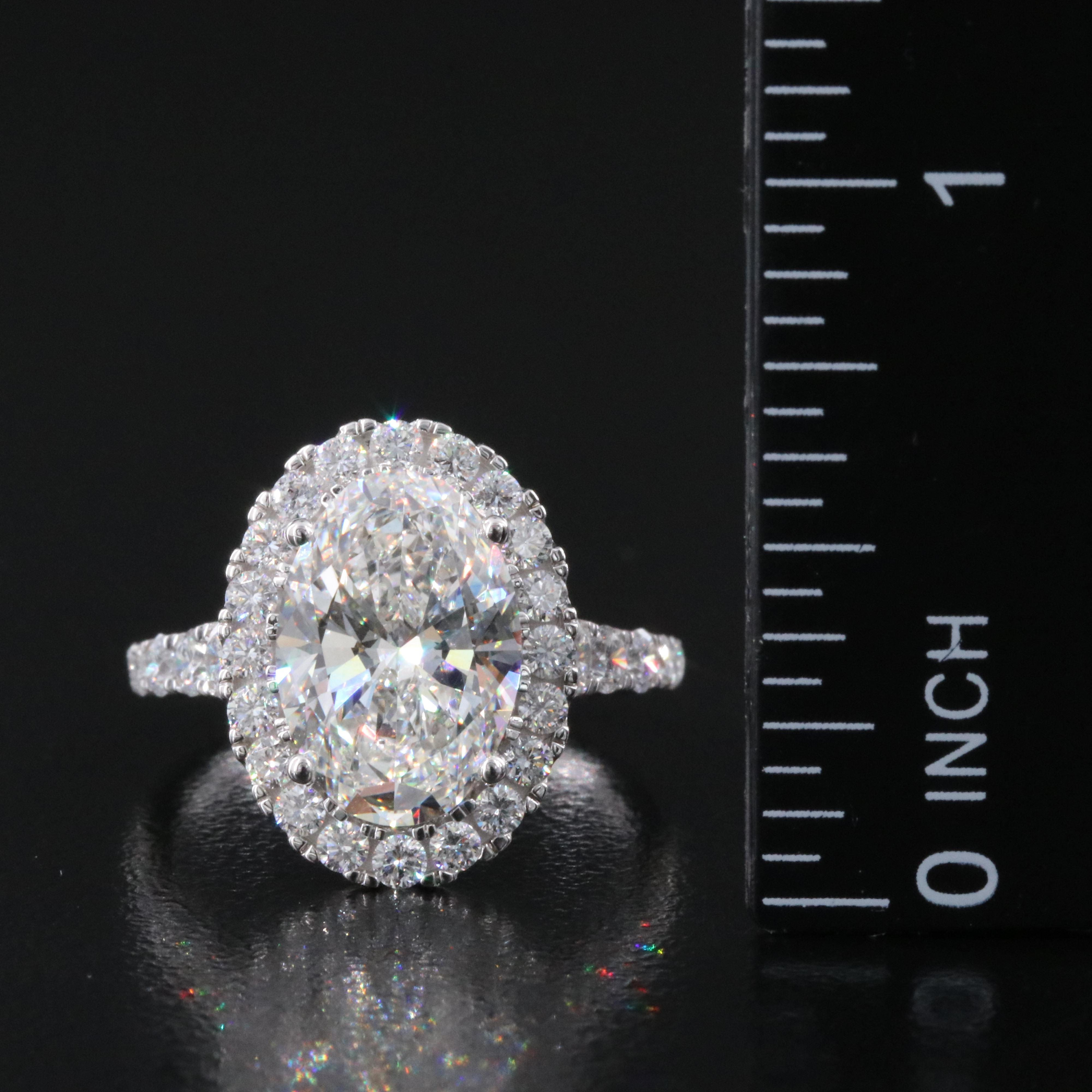 14K 5.18 CTW Lab Grown Diamond Ring