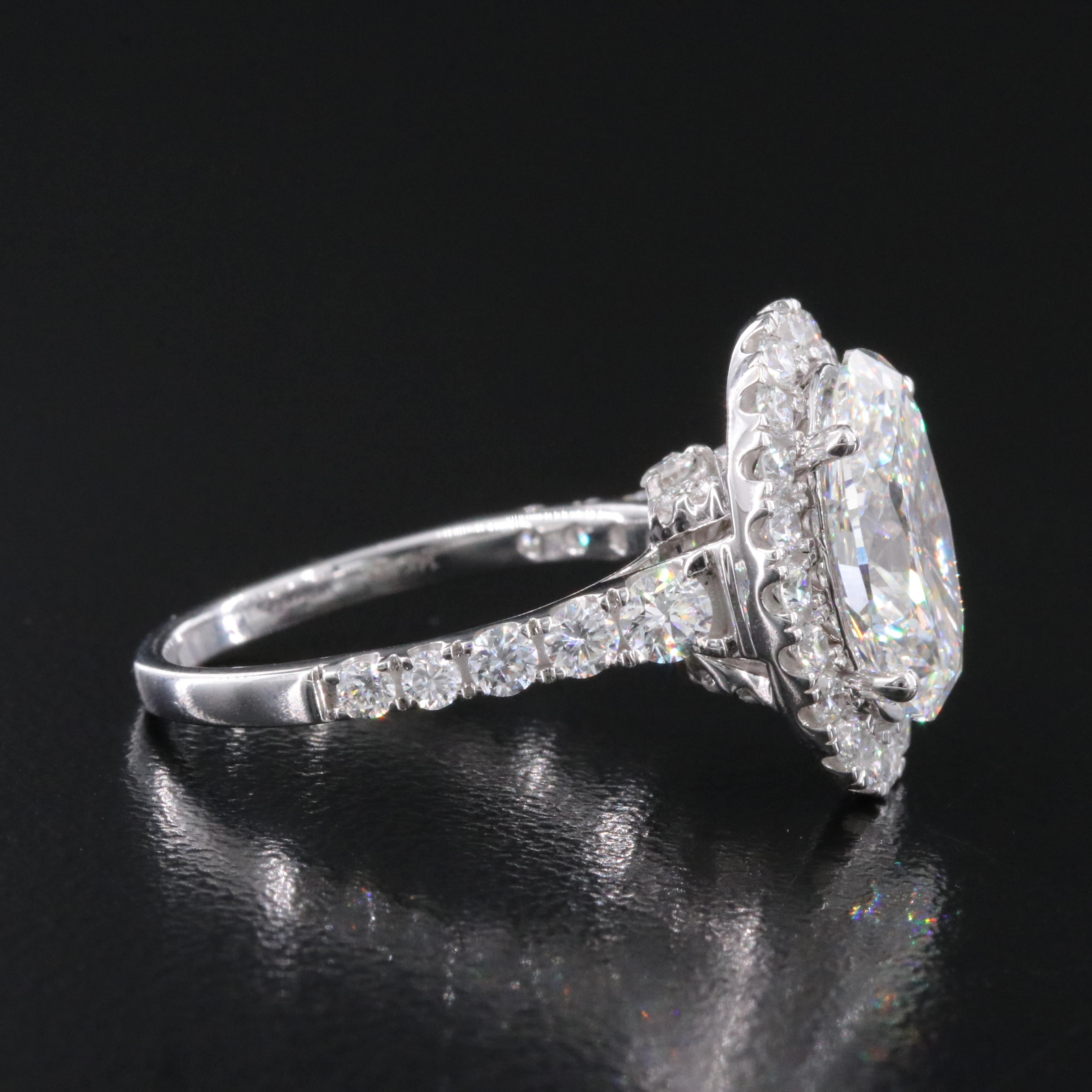 14K 5.18 CTW Lab Grown Diamond Ring