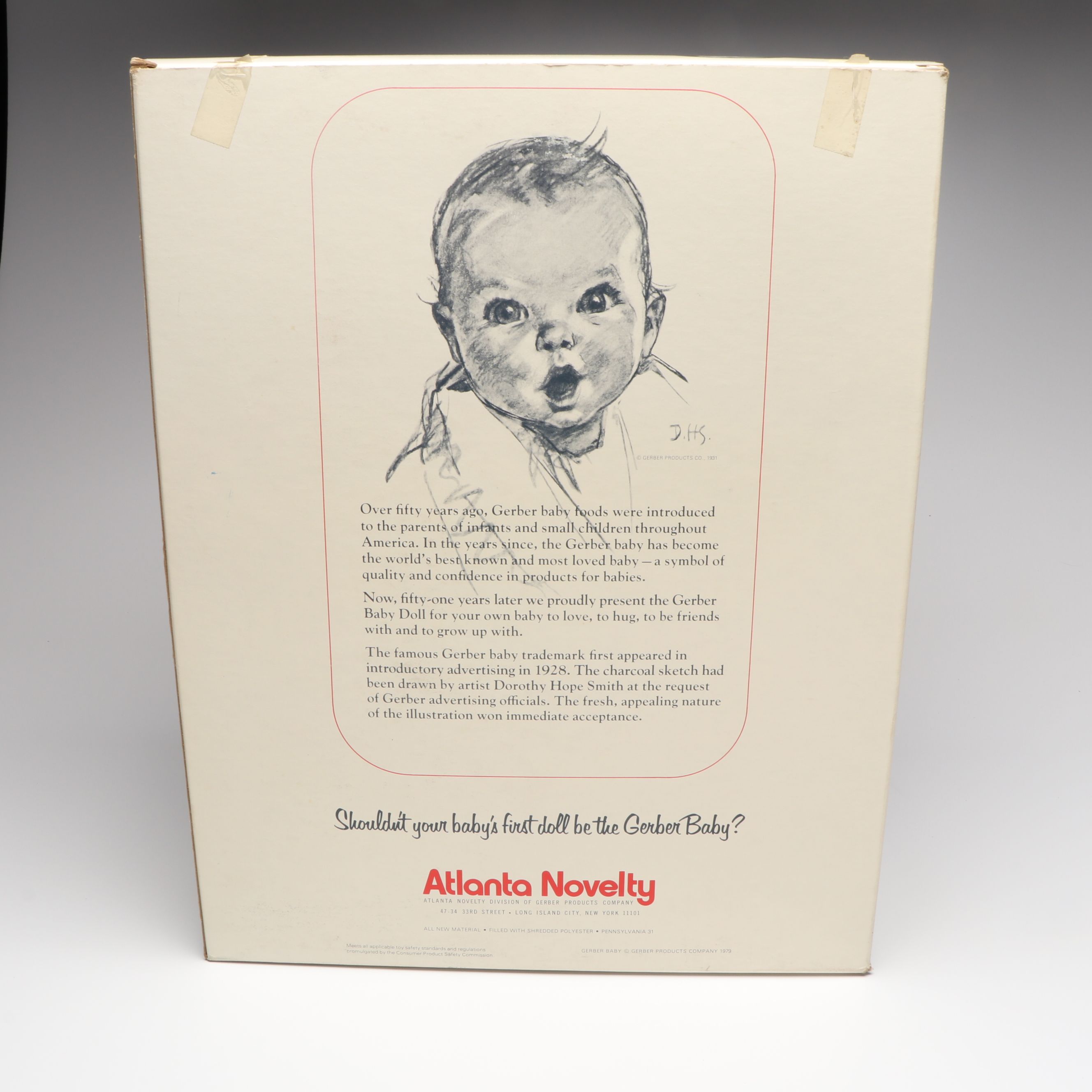 Atlanta Novelty Gerber Baby Doll with Accessories, Late 20th Century