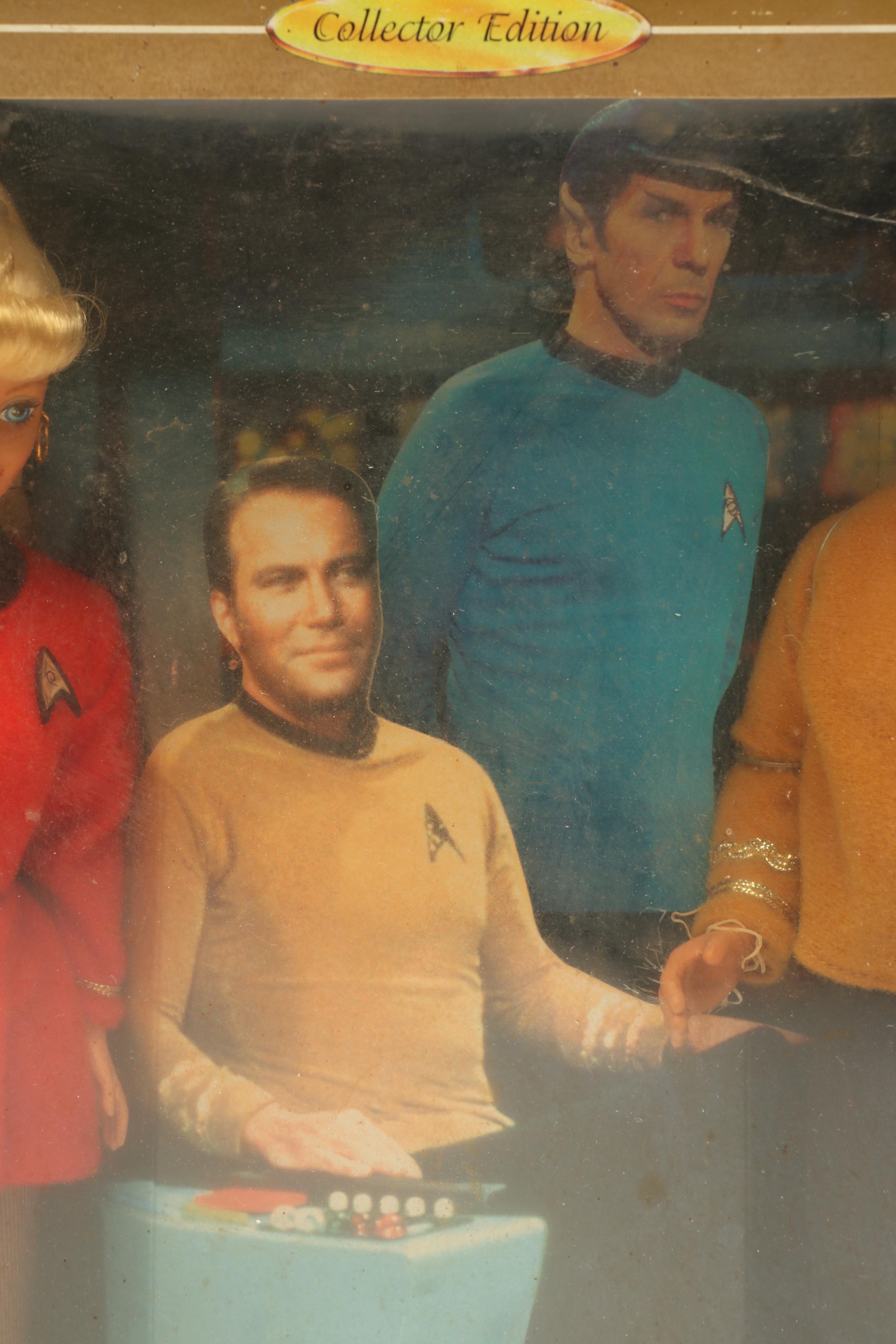 Barbie and Ken "Star Trek" Gift Set Dolls and Collector Timepiece