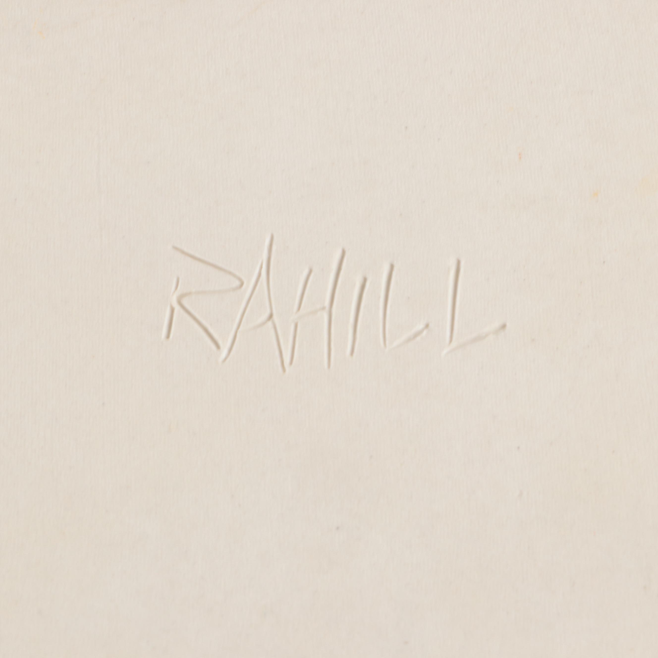 Faith Rahill Signed Nerikomi Ceramic Serving Platter and Plates