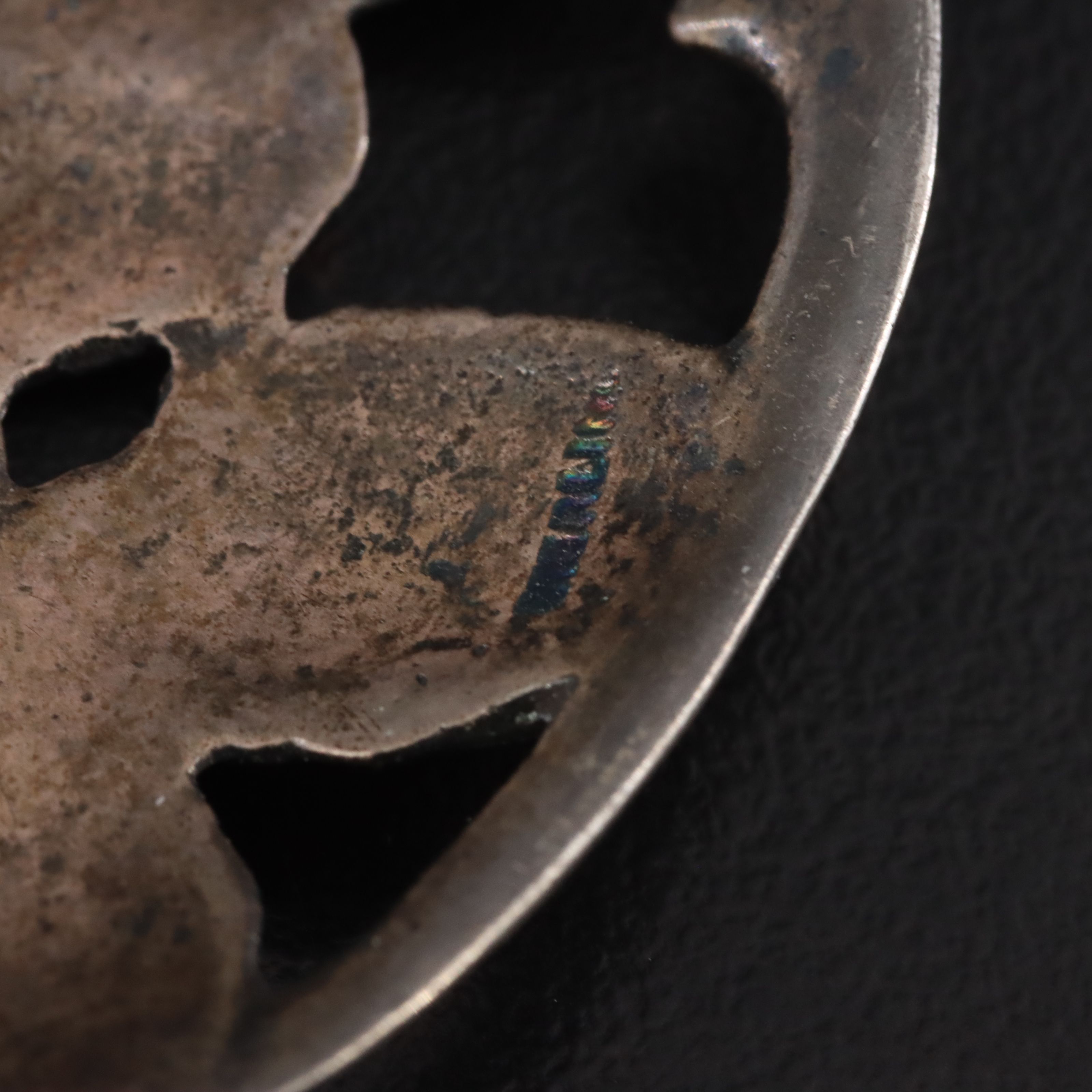 Vintage Sterling Strawberry Brooch