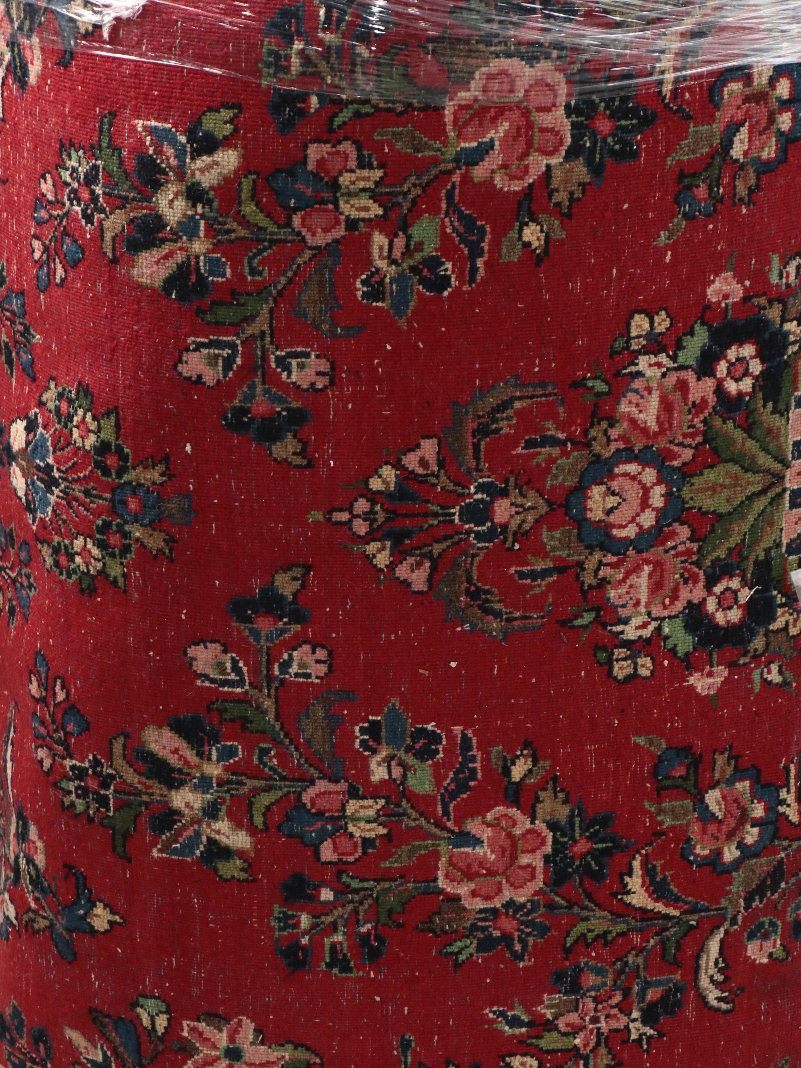 10'5 x 16' Hand-Knotted Persian Kashan Room-Sized Rug