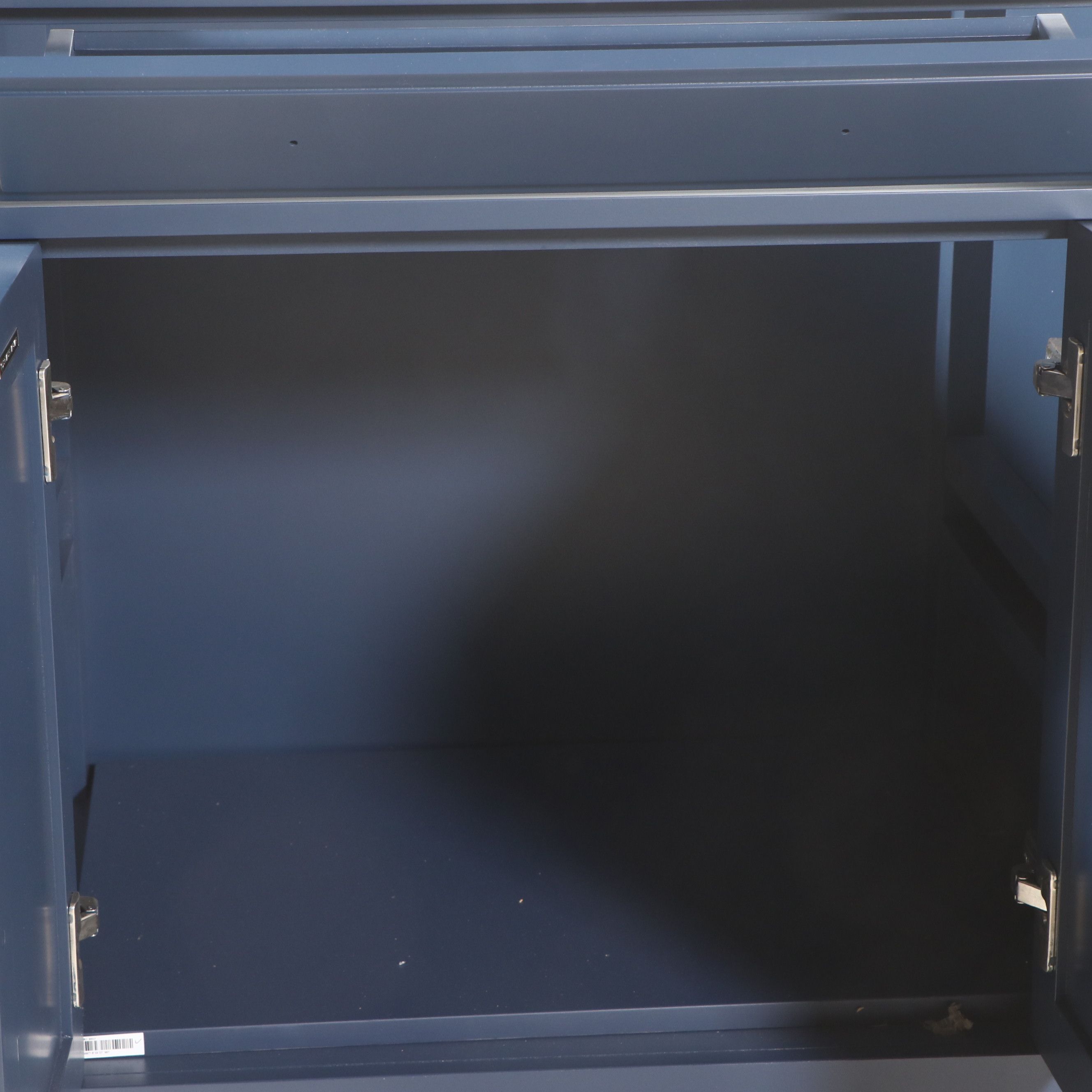 Signature Hardware Contemporary "Diamond" Bathroom Vanity in Navy