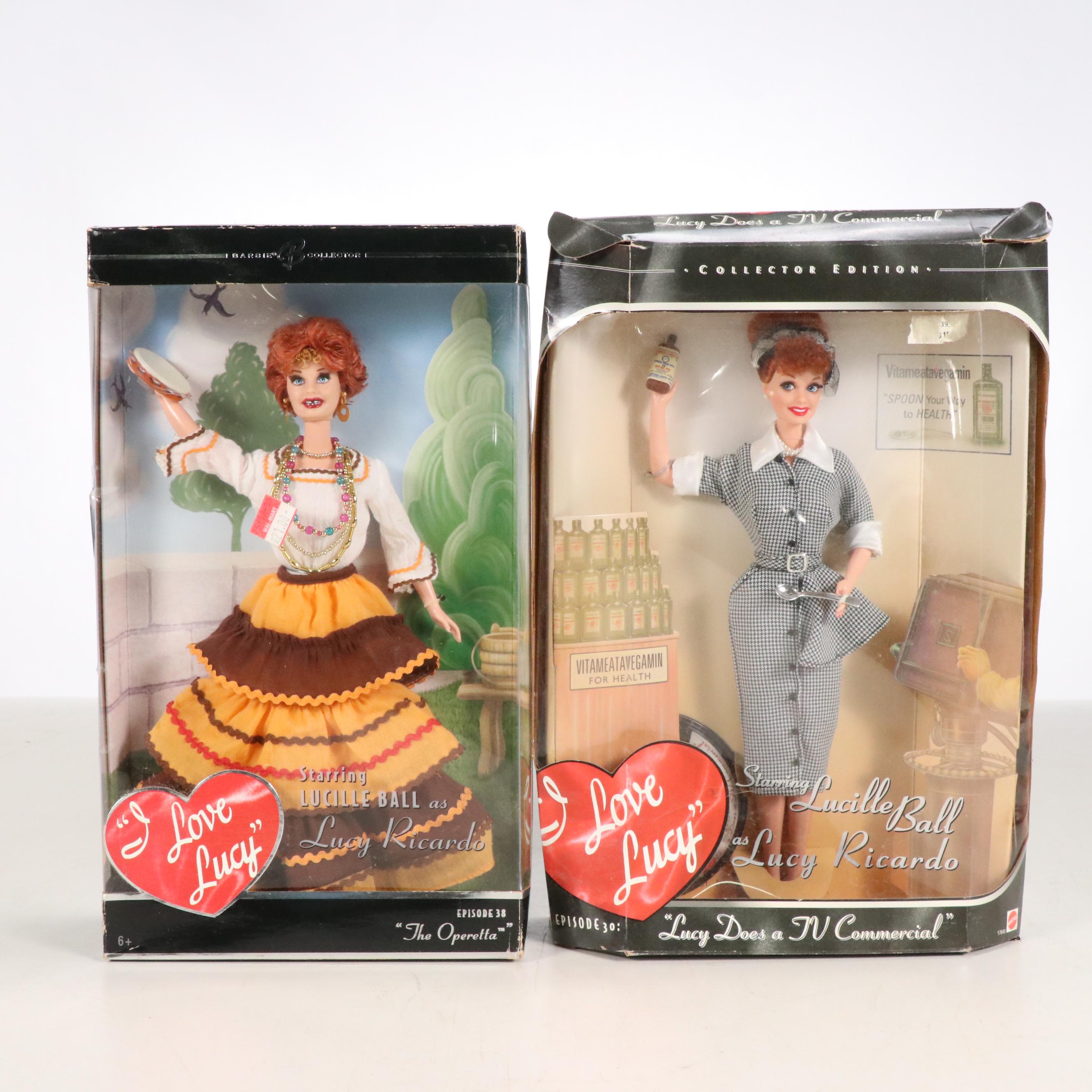 Disney "Hannah Montana" with Mattel "Lucille Ball" and Other Dolls