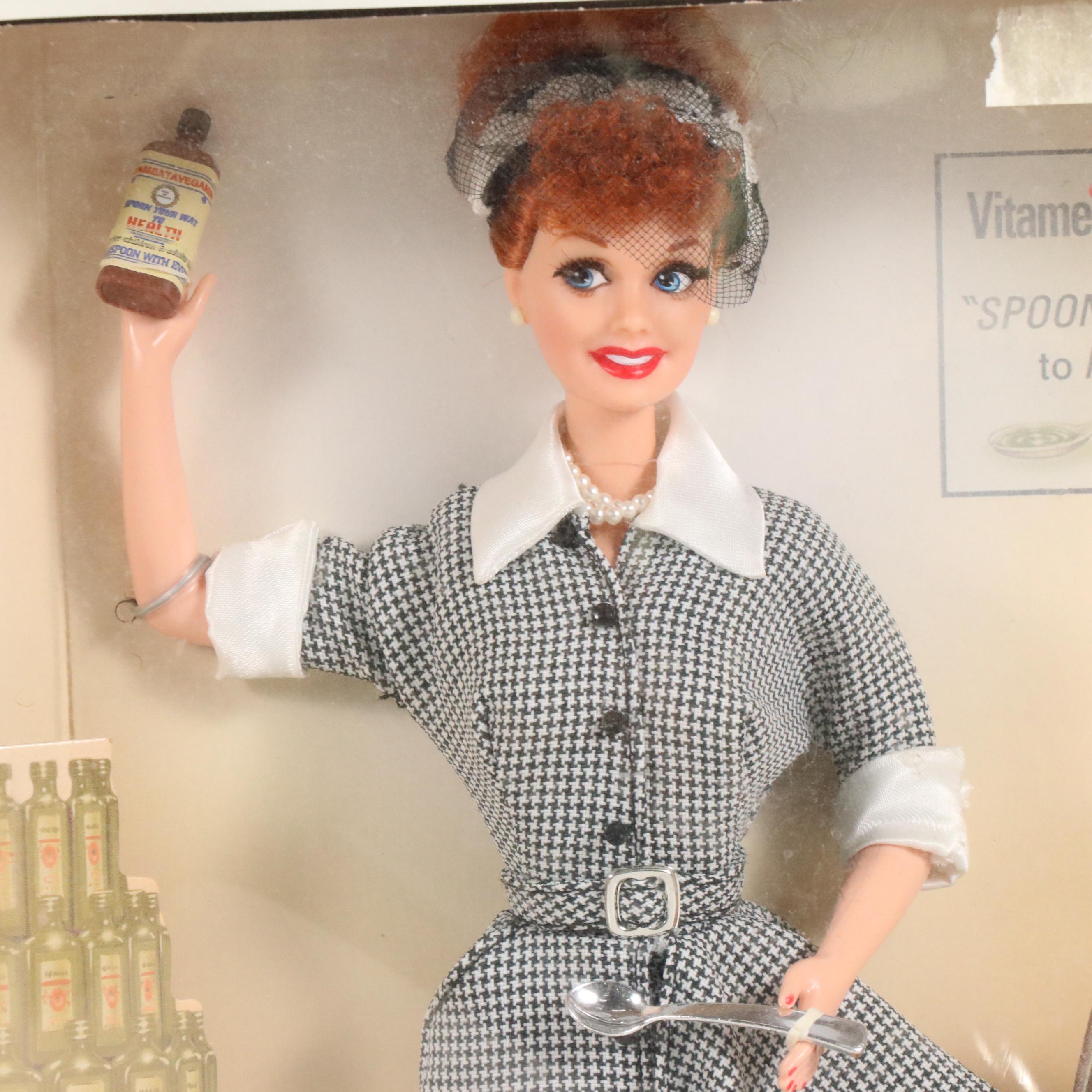 Disney "Hannah Montana" with Mattel "Lucille Ball" and Other Dolls