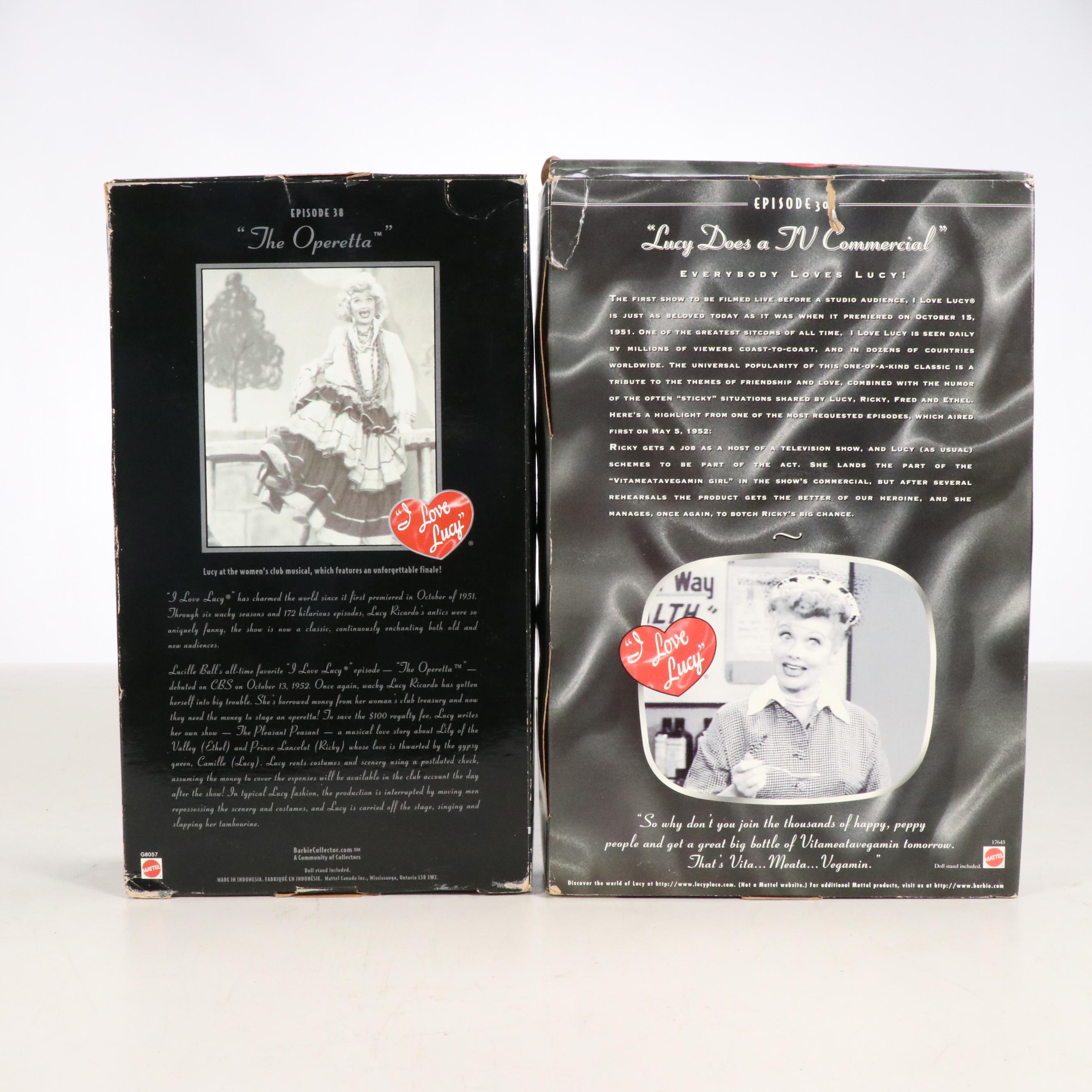 Disney "Hannah Montana" with Mattel "Lucille Ball" and Other Dolls