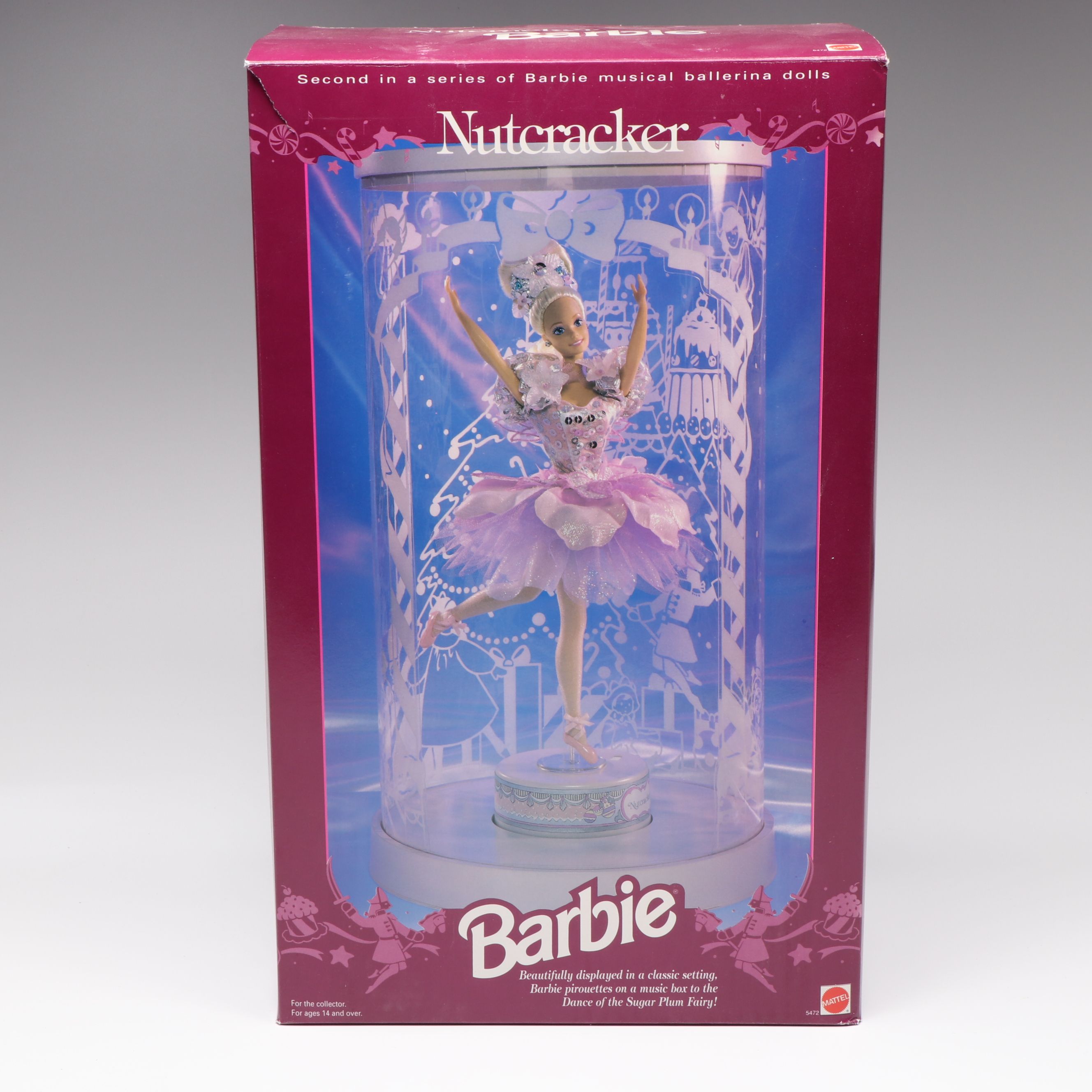 Mattel "Swan Lake" and "Nutcracker" Barbie Musical Ballerina Dolls