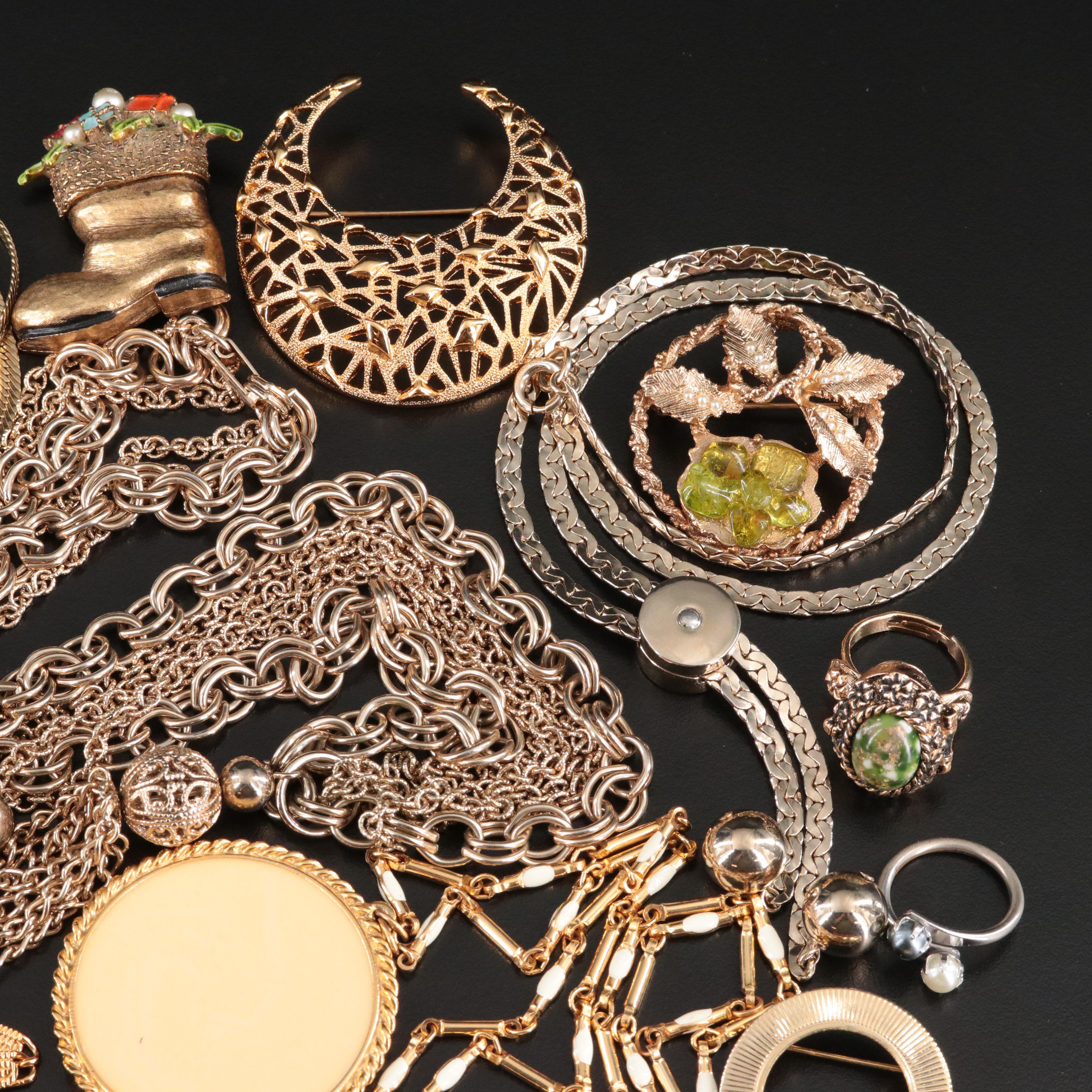 Joseph Mazor, Trifari and Giraffe Brooches Featured in Vintage Costume Jewelry