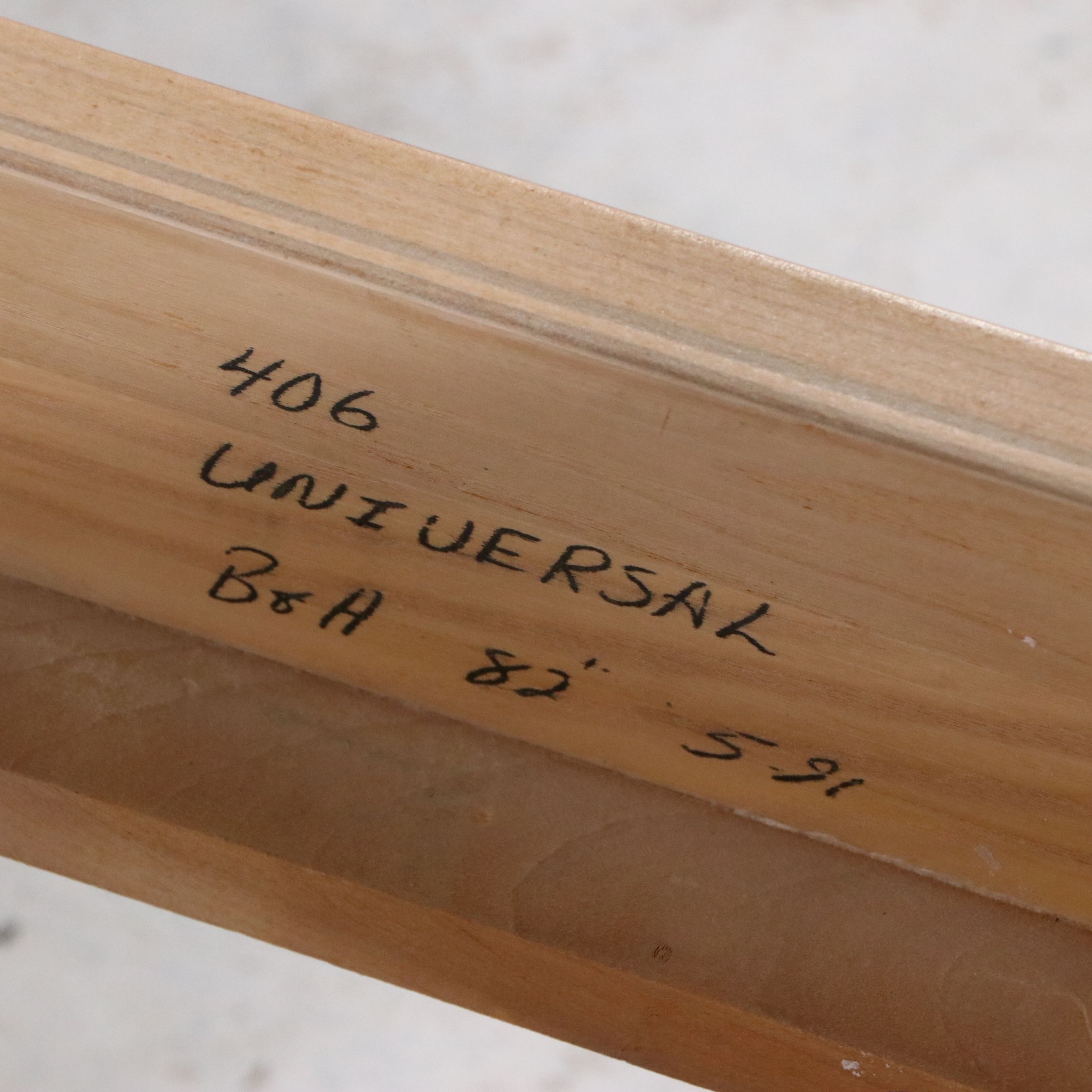 Queen Anne Blonde Oak Four-Poster Bed with Coordinating Nightstands