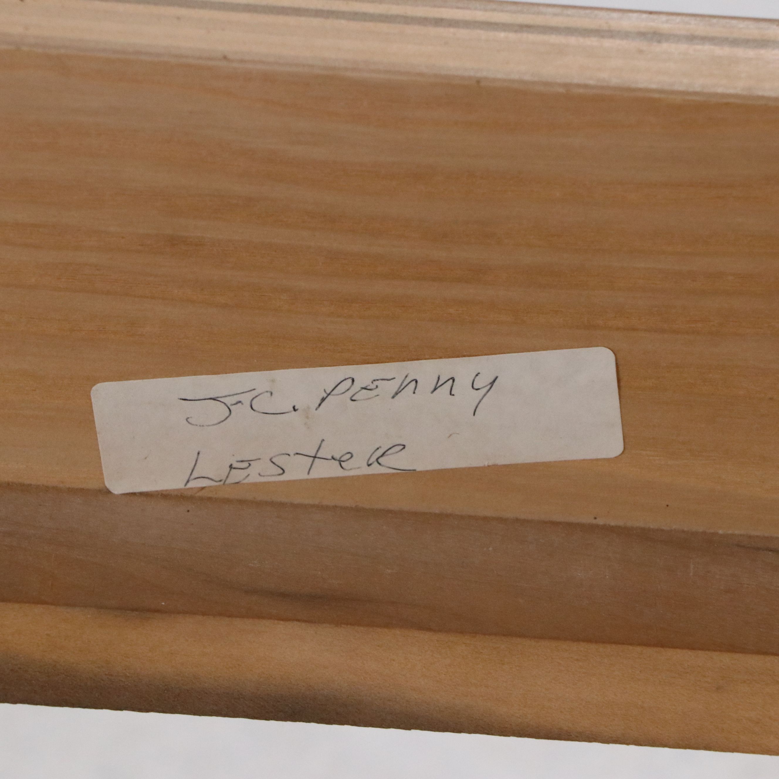 Queen Anne Blonde Oak Four-Poster Bed with Coordinating Nightstands