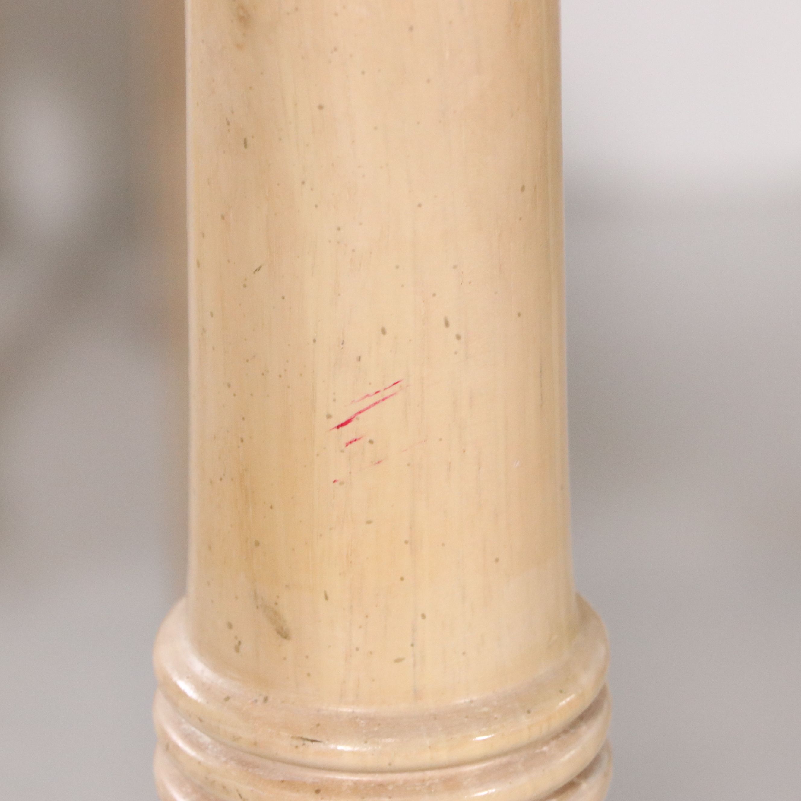 Queen Anne Blonde Oak Four-Poster Bed with Coordinating Nightstands