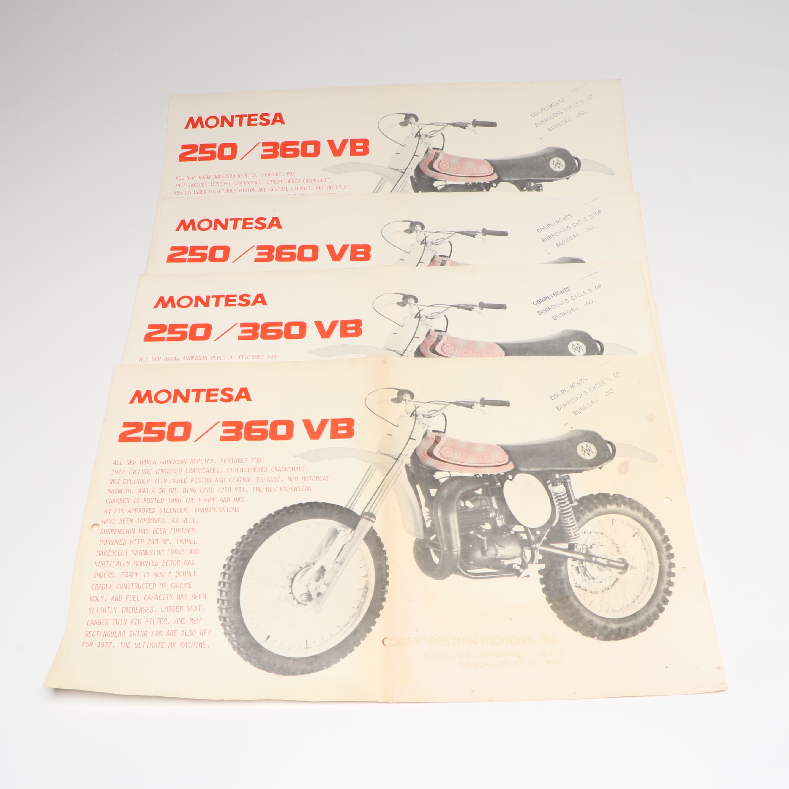 Montesa 250/360 VB Motorcycle Posters with Photographs and More