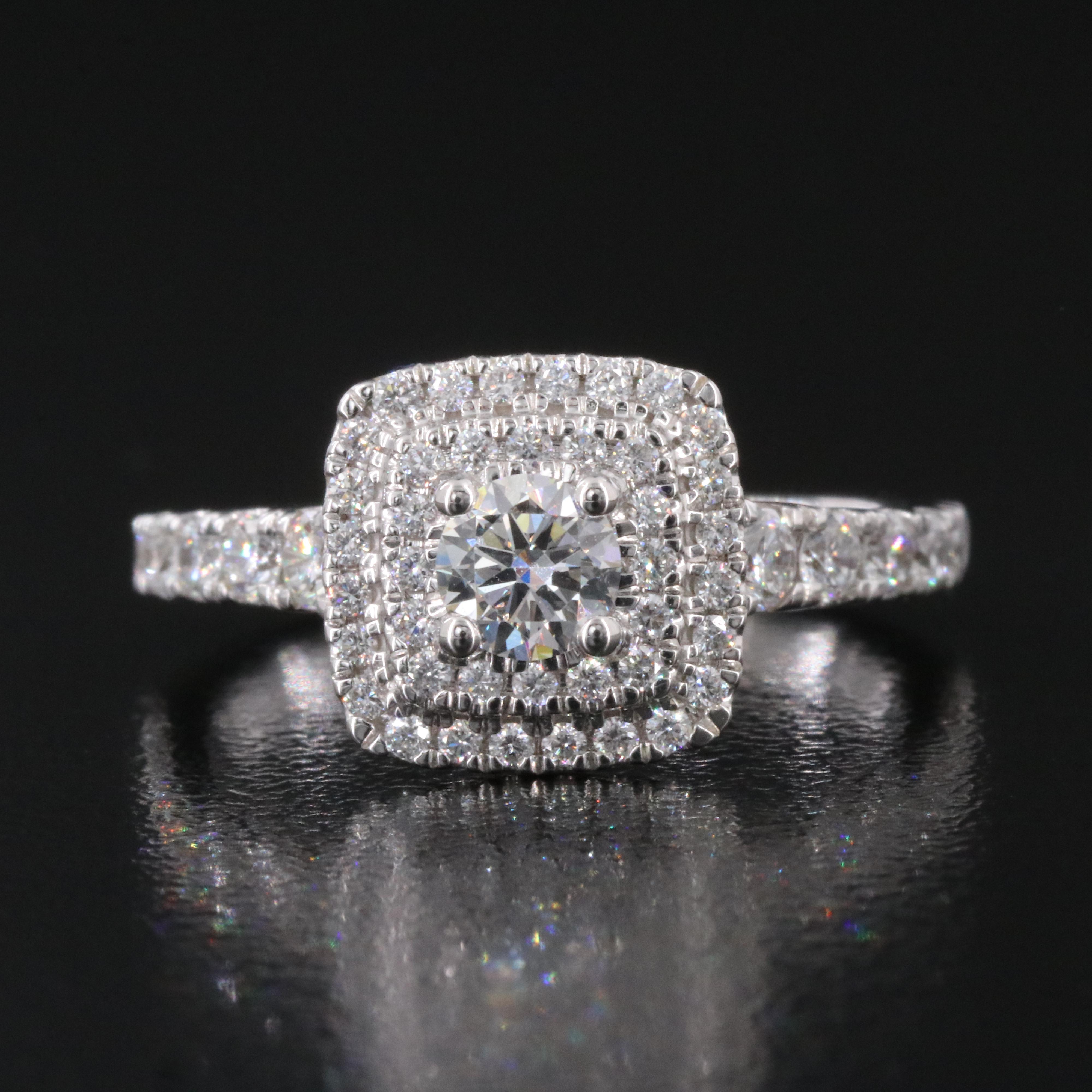 14K 1.15 CTW Lab Grown Diamond Ring with Online IGI Report