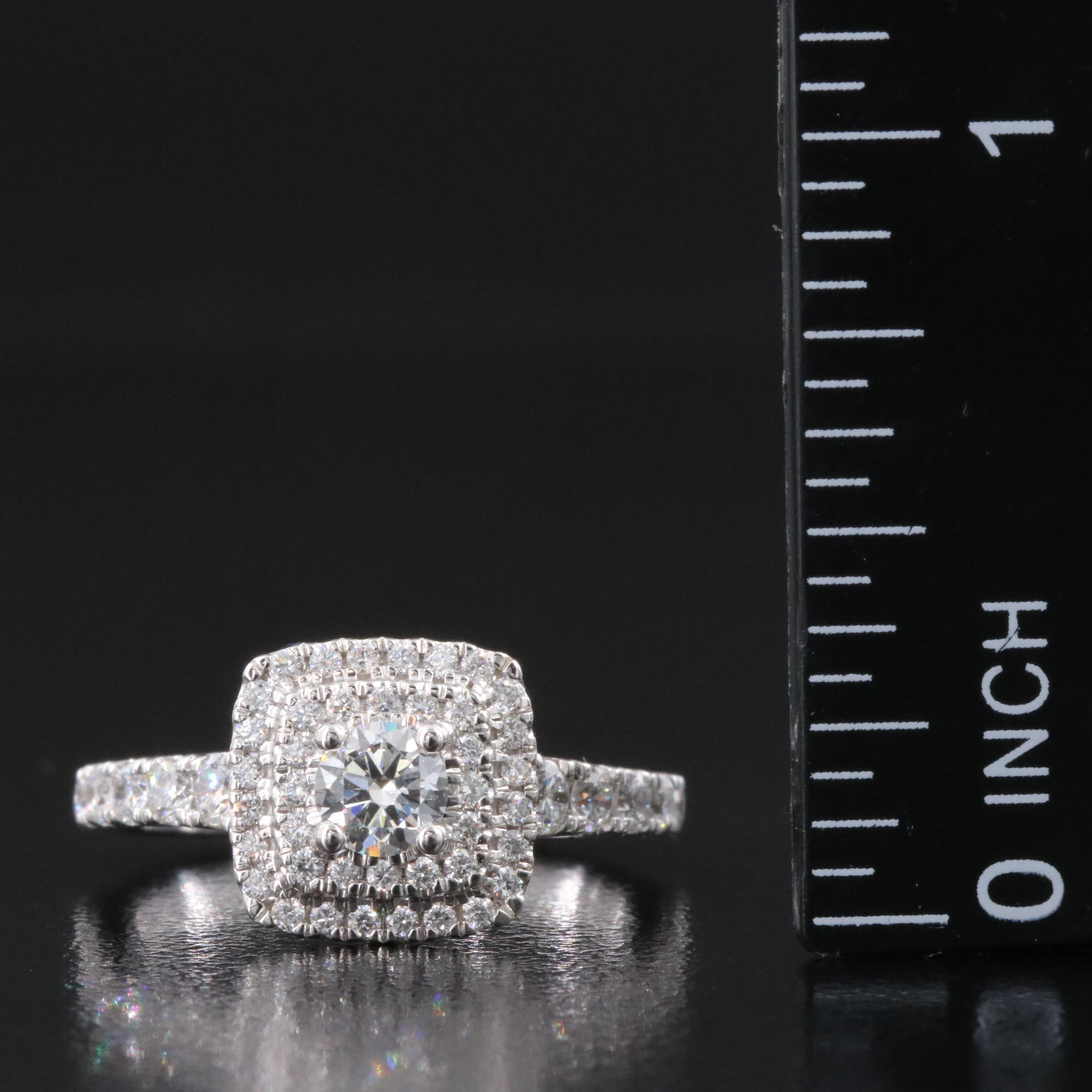 14K 1.15 CTW Lab Grown Diamond Ring with Online IGI Report