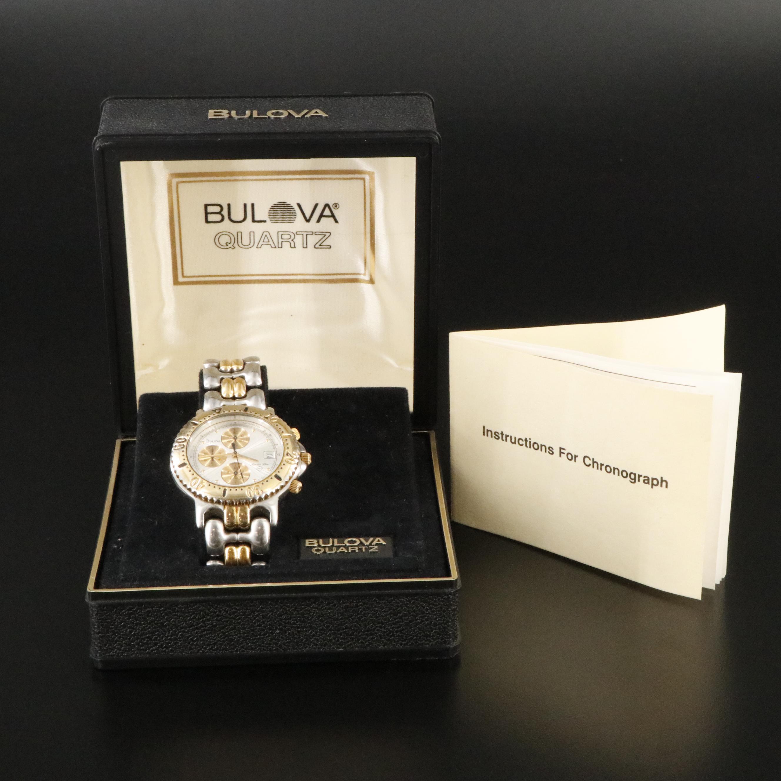 Bulova Marine Star Stainless Steel Chronograph Watch