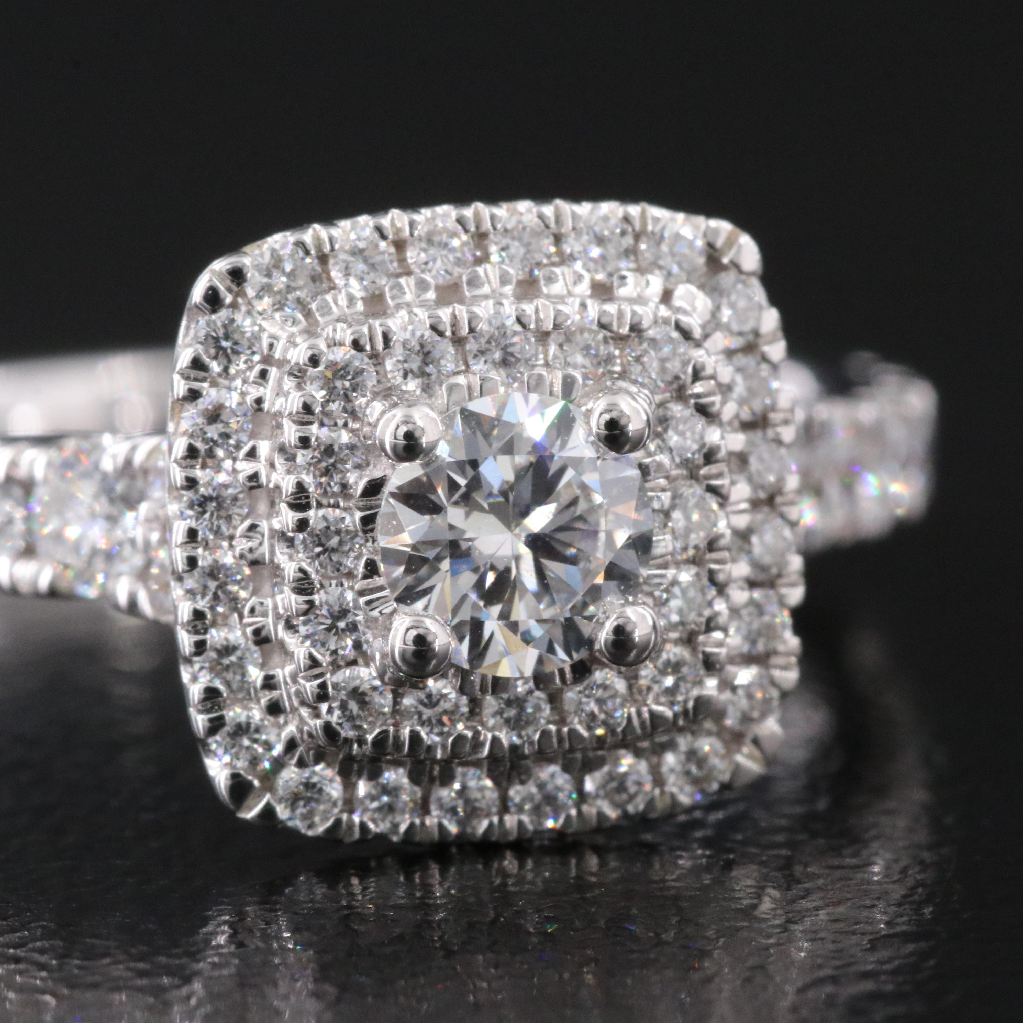 14K 1.15 CTW Lab Grown Diamond Ring with Online IGI Report