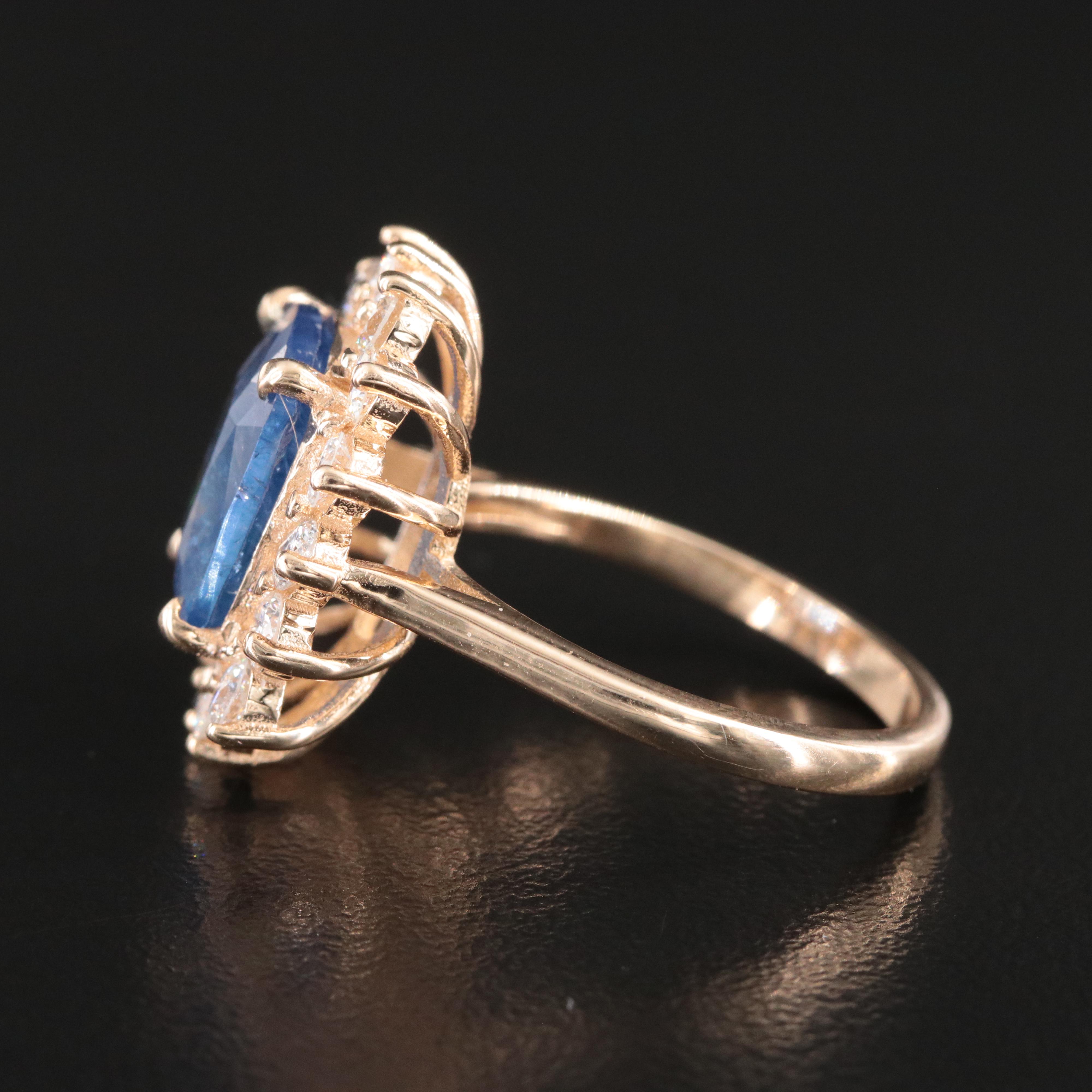 14K 5.32 CT and 1.01 CTW Diamond Ring with GIA Report