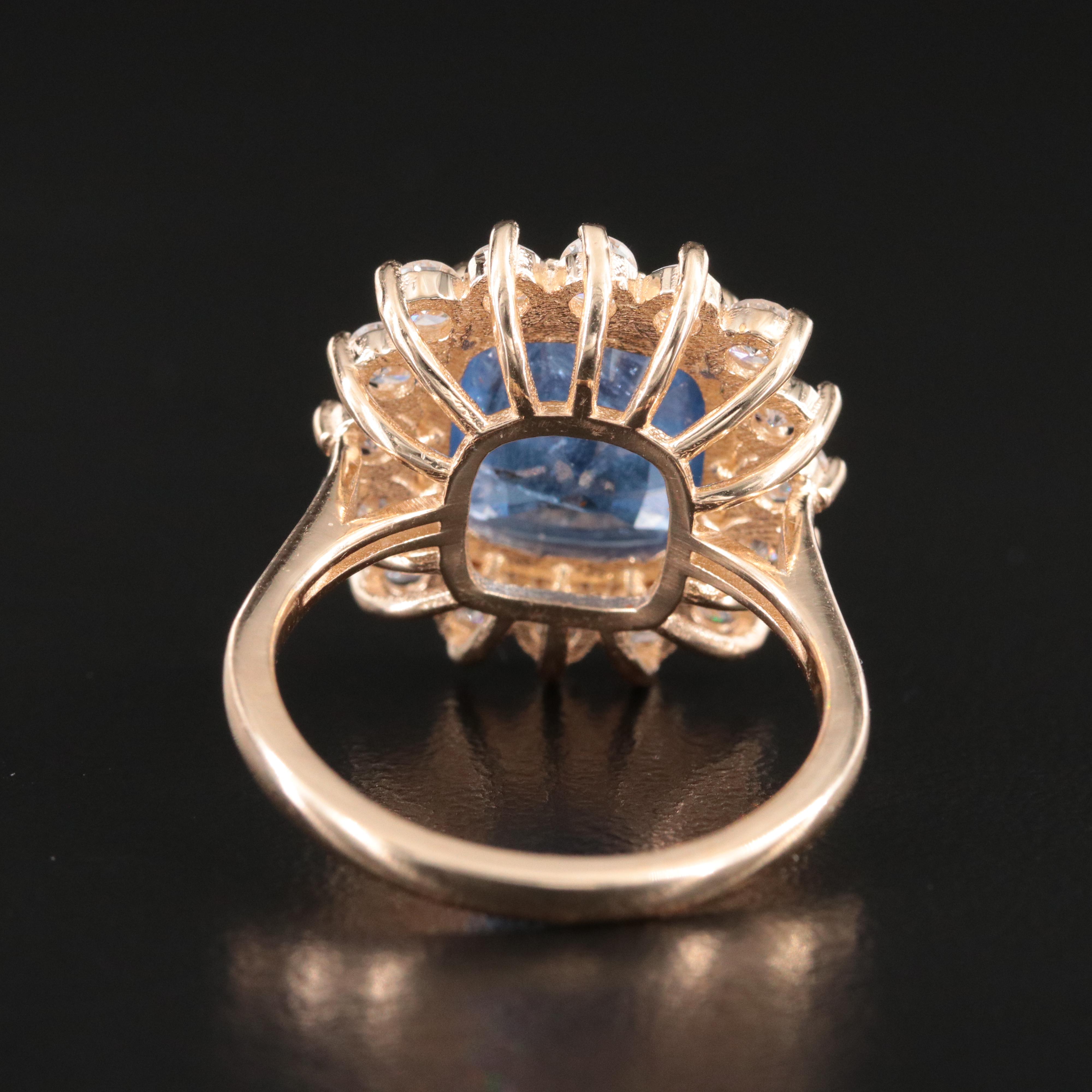 14K 5.32 CT and 1.01 CTW Diamond Ring with GIA Report