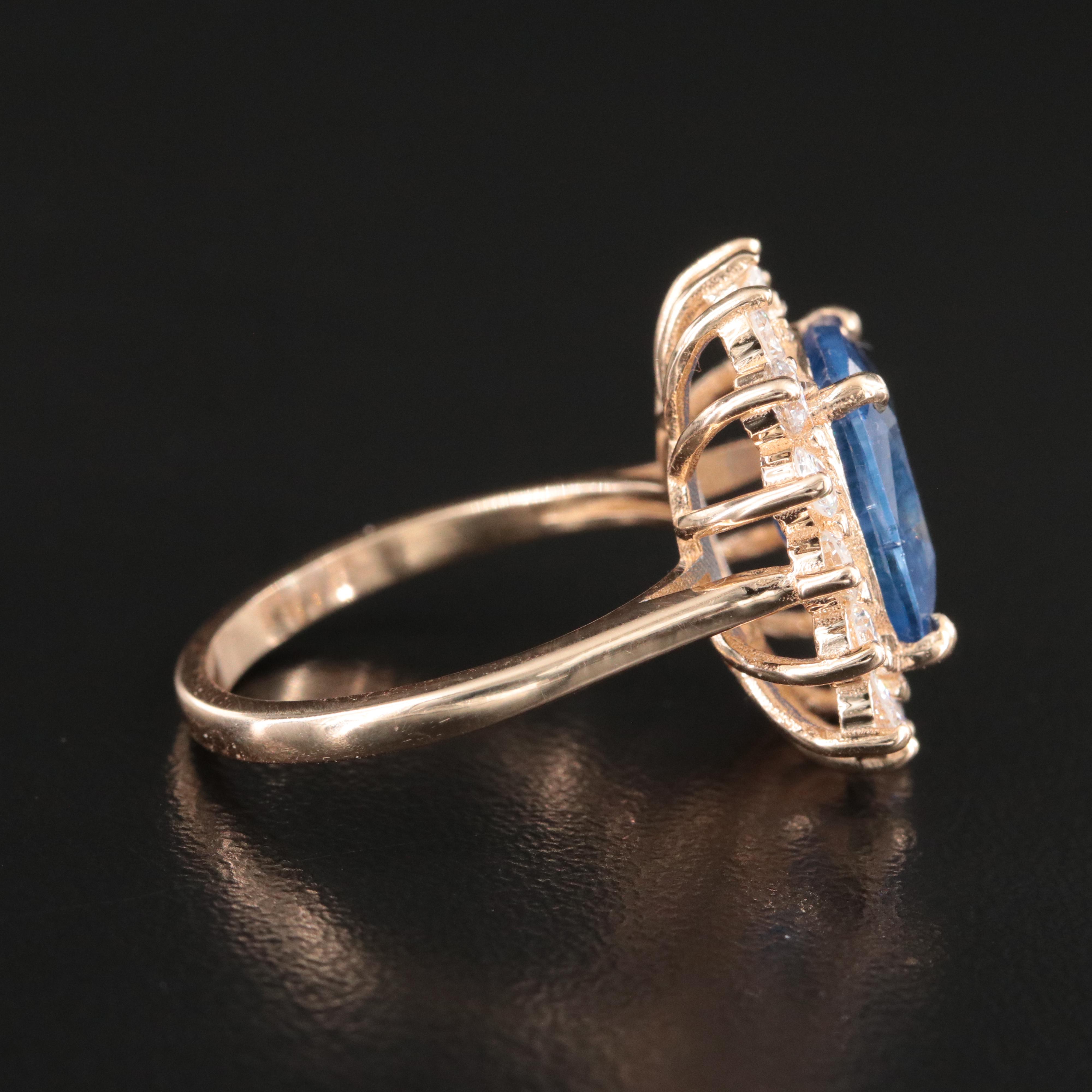 14K 5.32 CT and 1.01 CTW Diamond Ring with GIA Report