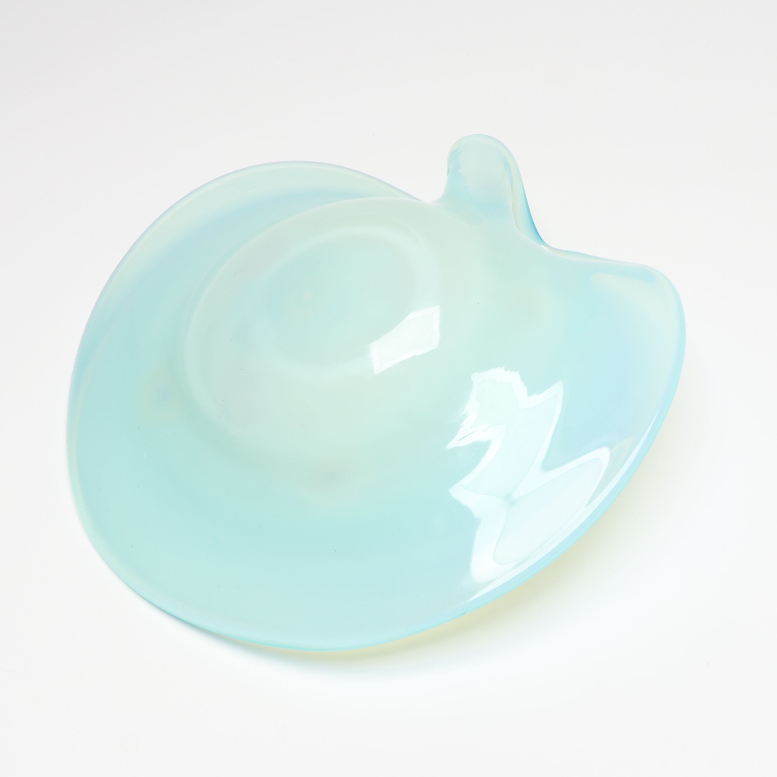 Italian Murano Blue Glass Bowls, Mid to Late 20th Century