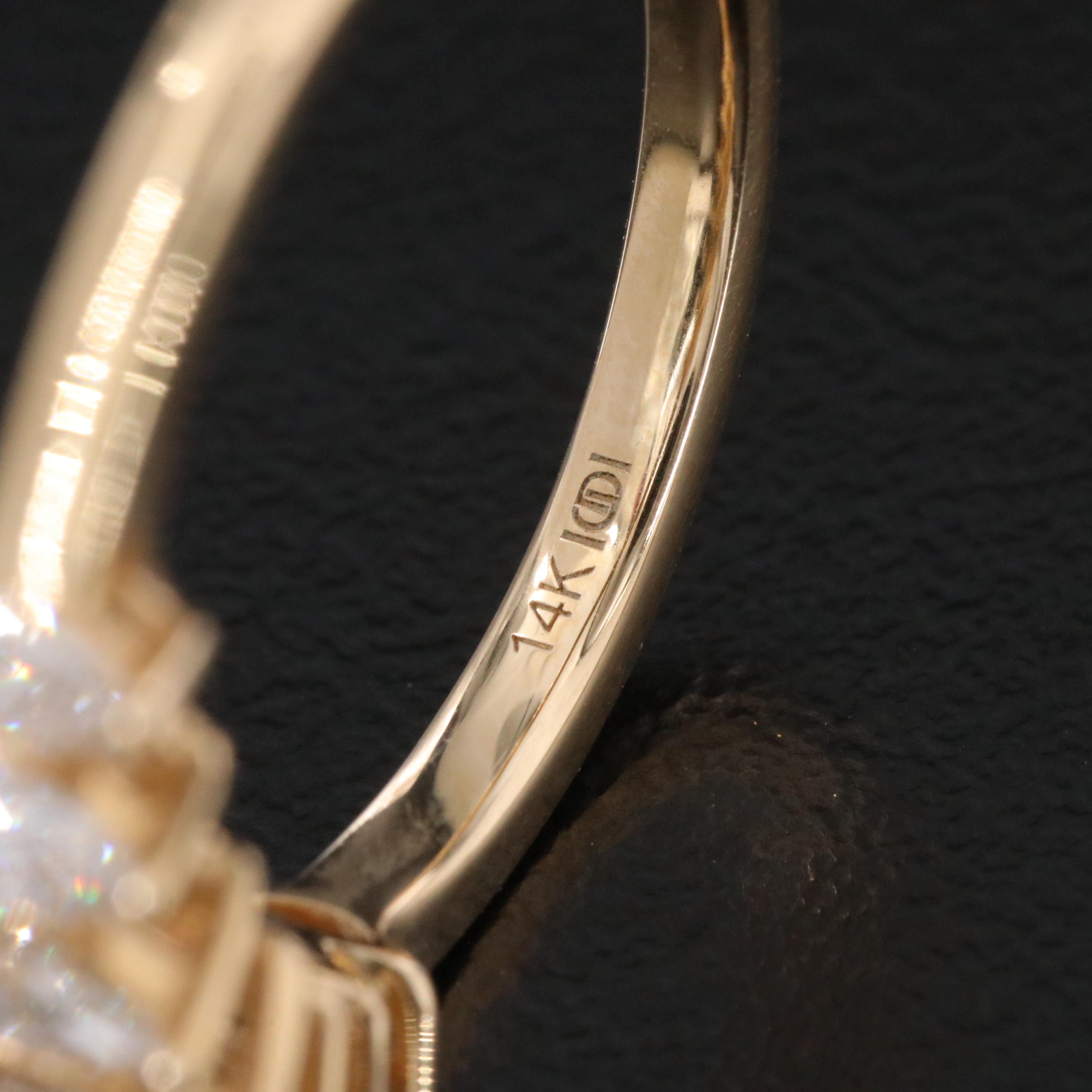 14K 1.00 CTW Lab Grown Diamond Ring