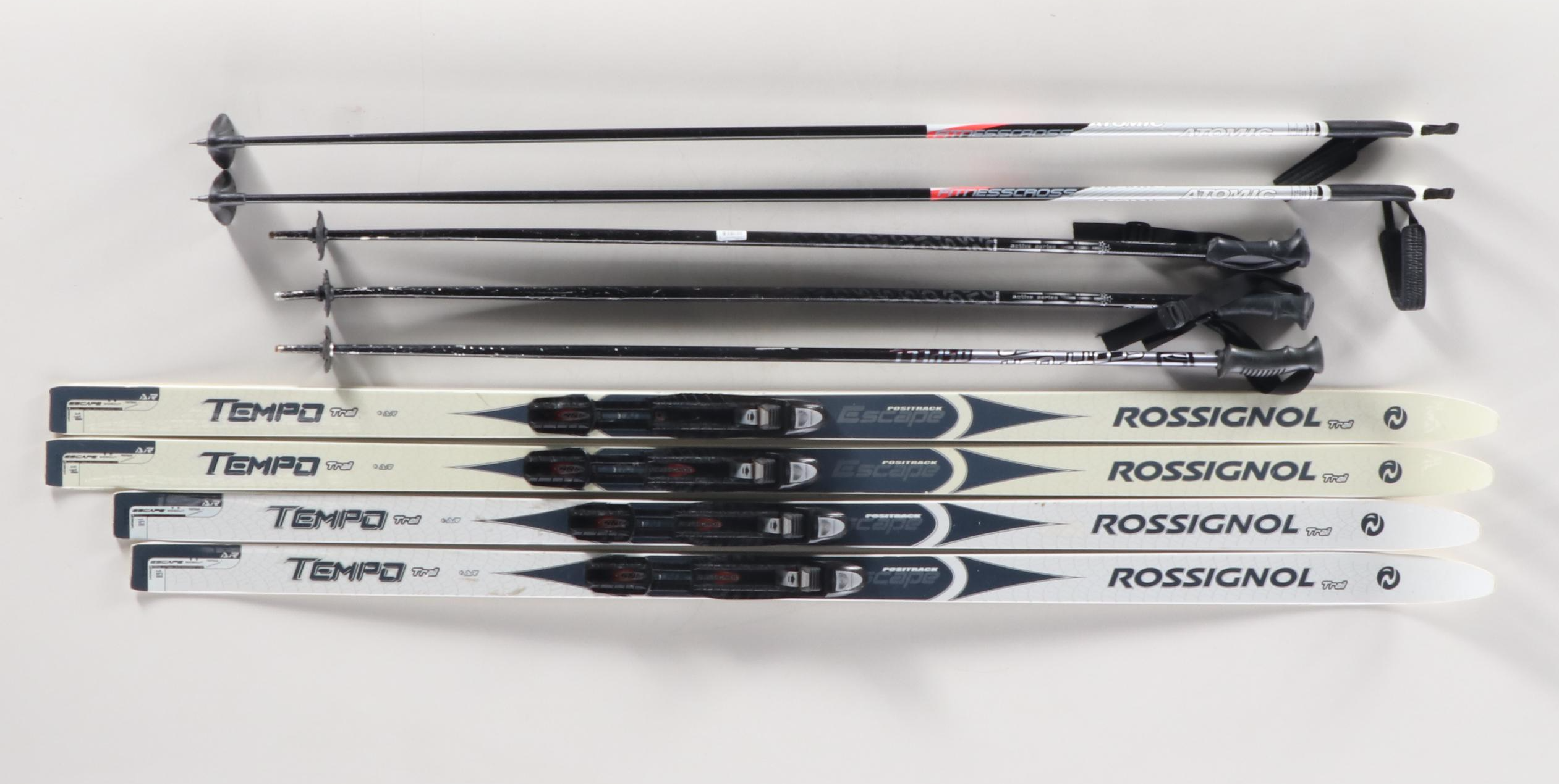 Rossignol Tempo Trail Skis, Montgomery Ward Skis, Bike Beams, Winter Sports Gear