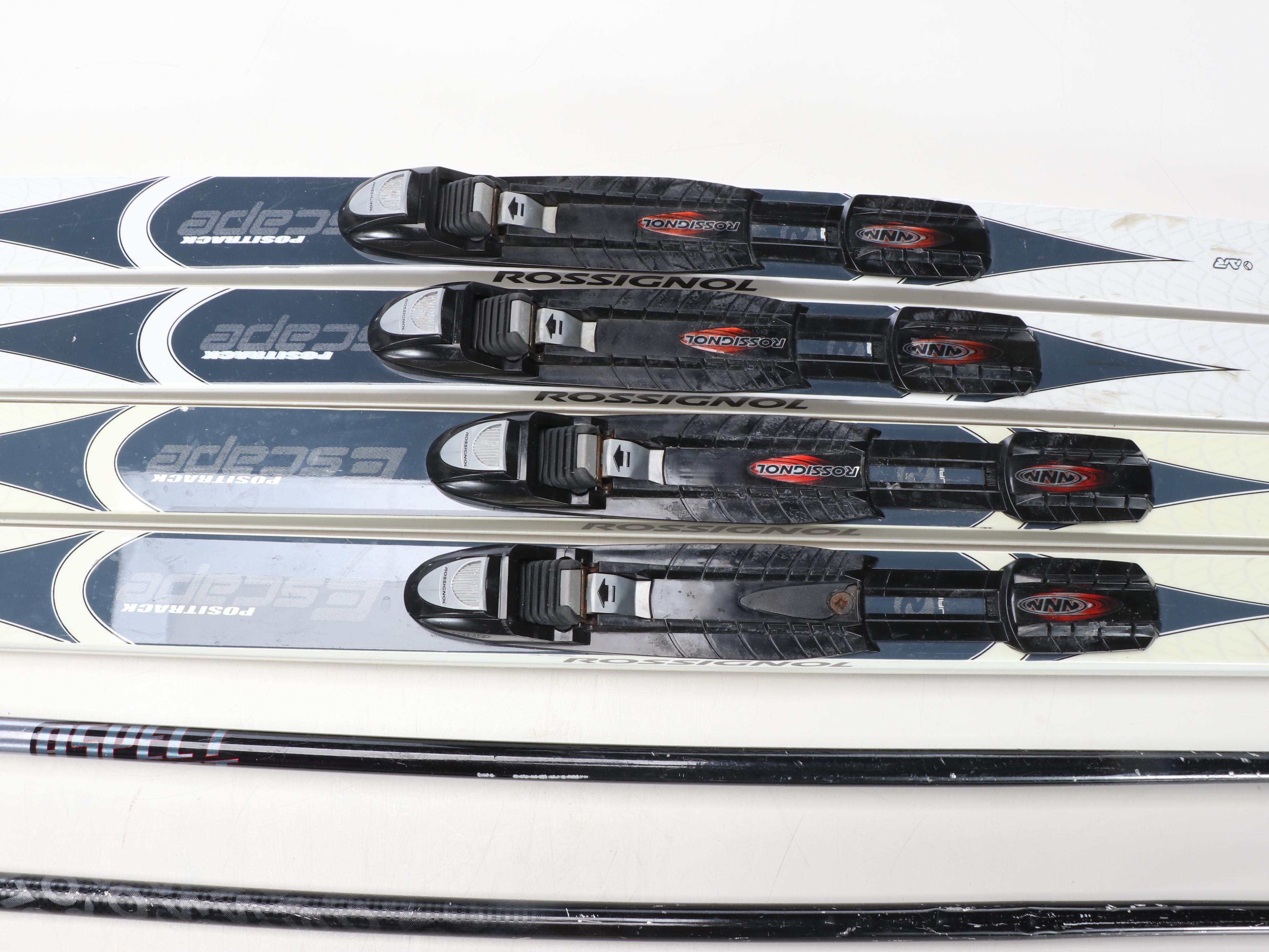Rossignol Tempo Trail Skis, Montgomery Ward Skis, Bike Beams, Winter Sports Gear
