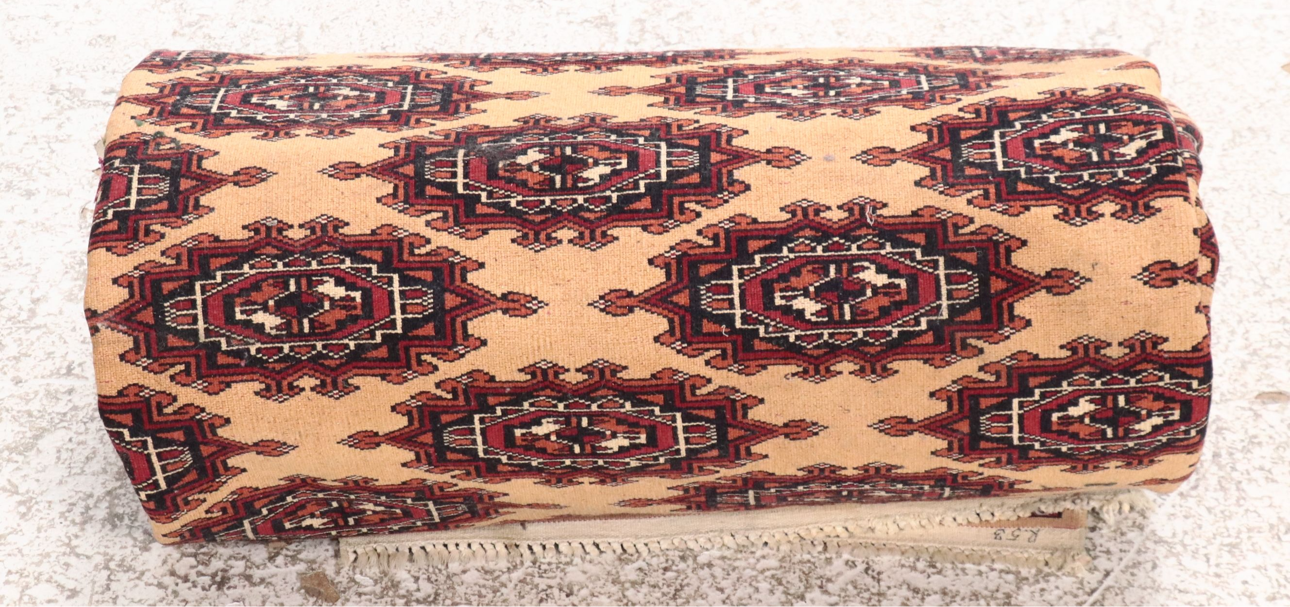 6'3 x 9' Hand-Knotted Pakistani Bokhara Area Rug
