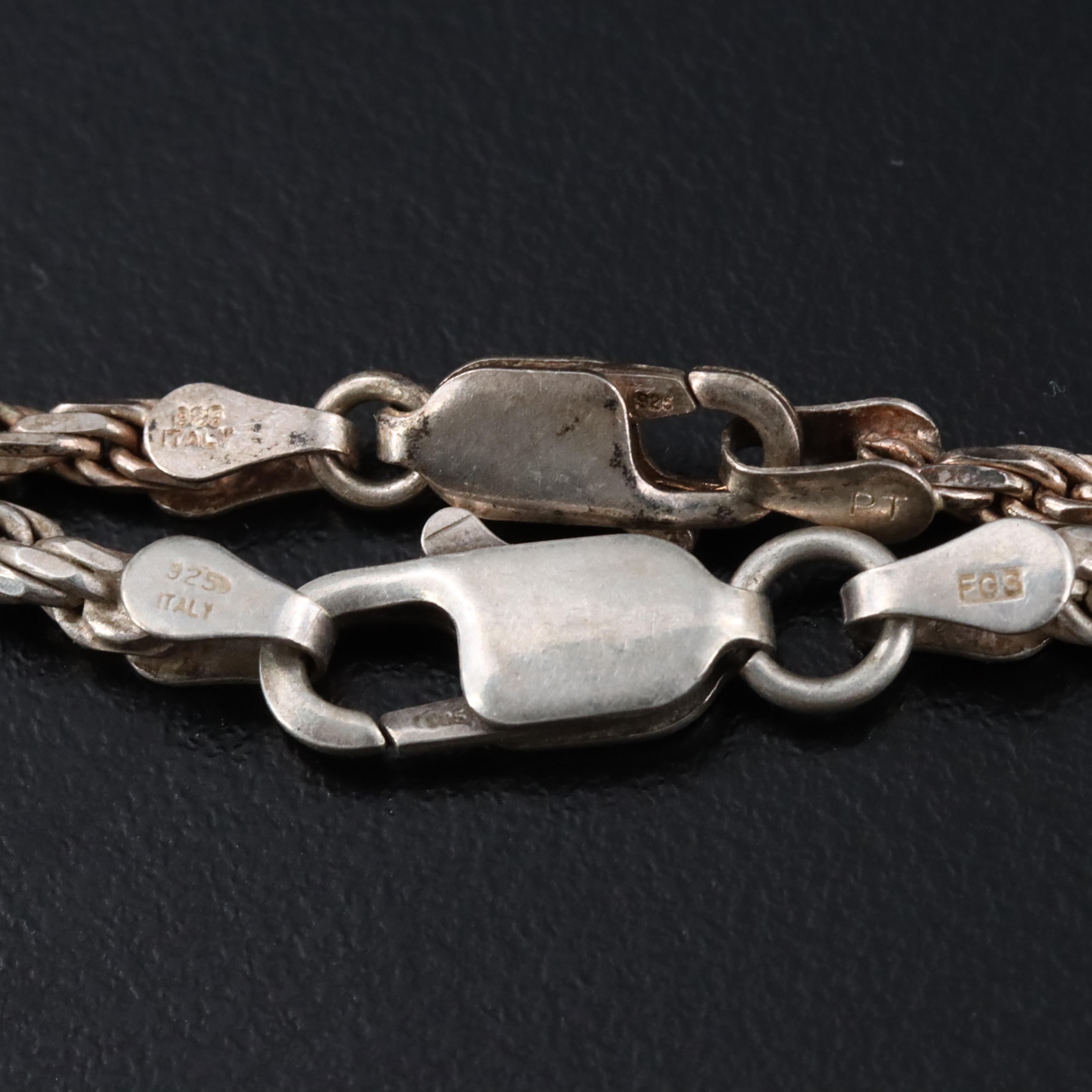 Sterling Rope Chain Collection