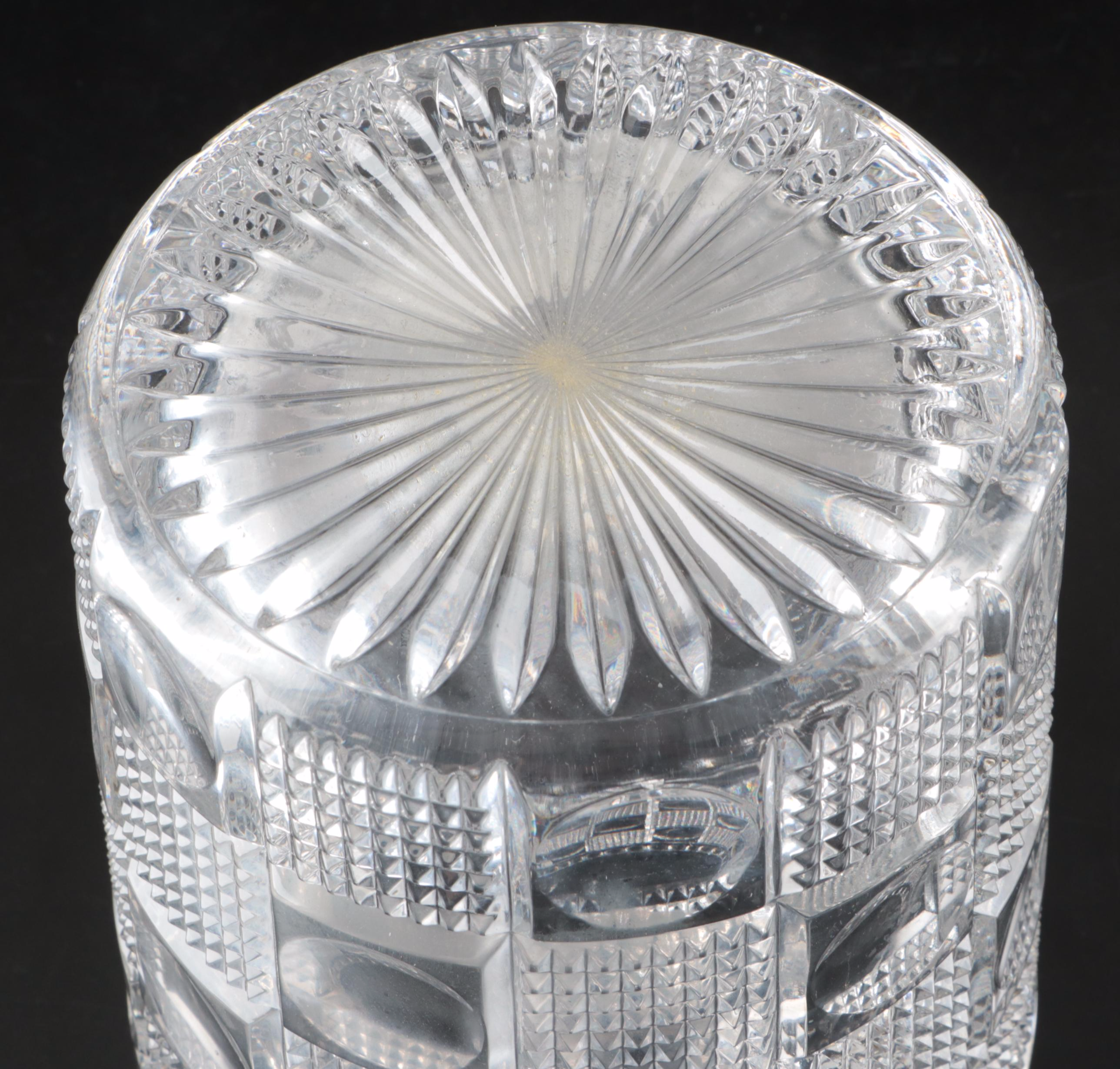 Quaker Sterling Silver and Glass Shakers with Crystal Ice Bucket