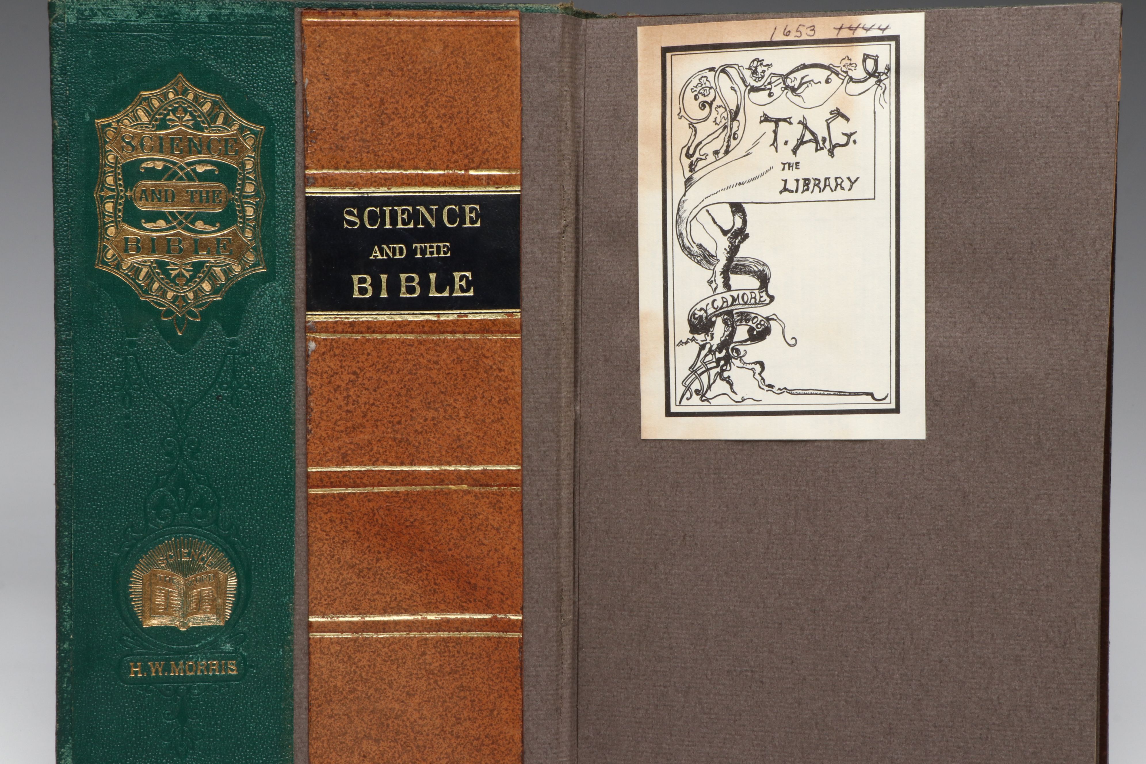 Illustrated "Science and the Bible" by Herbert W. Morris, Late 19th Century
