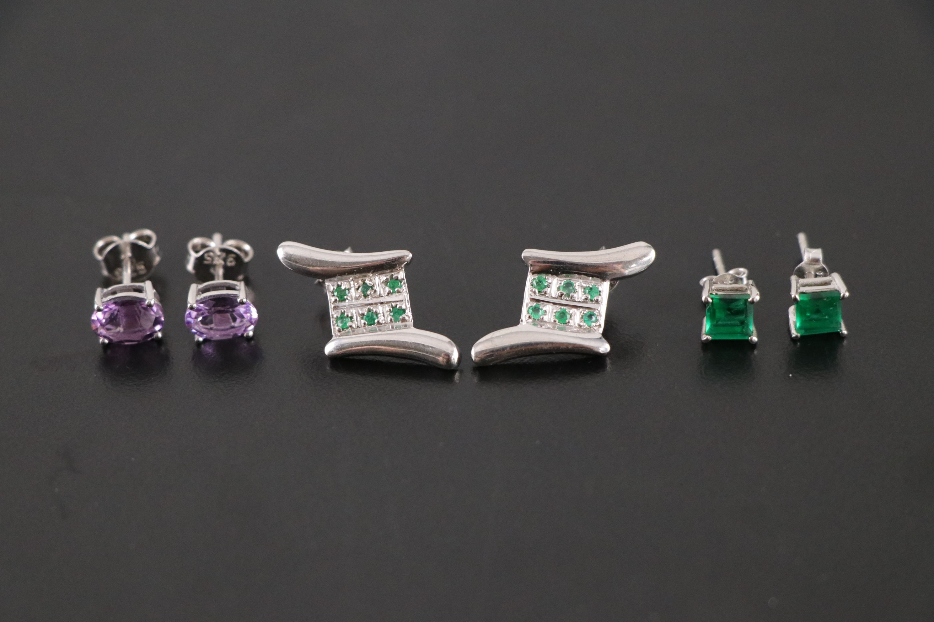 14 Assorted Sterling Silver Rings, Necklaces and Earrings