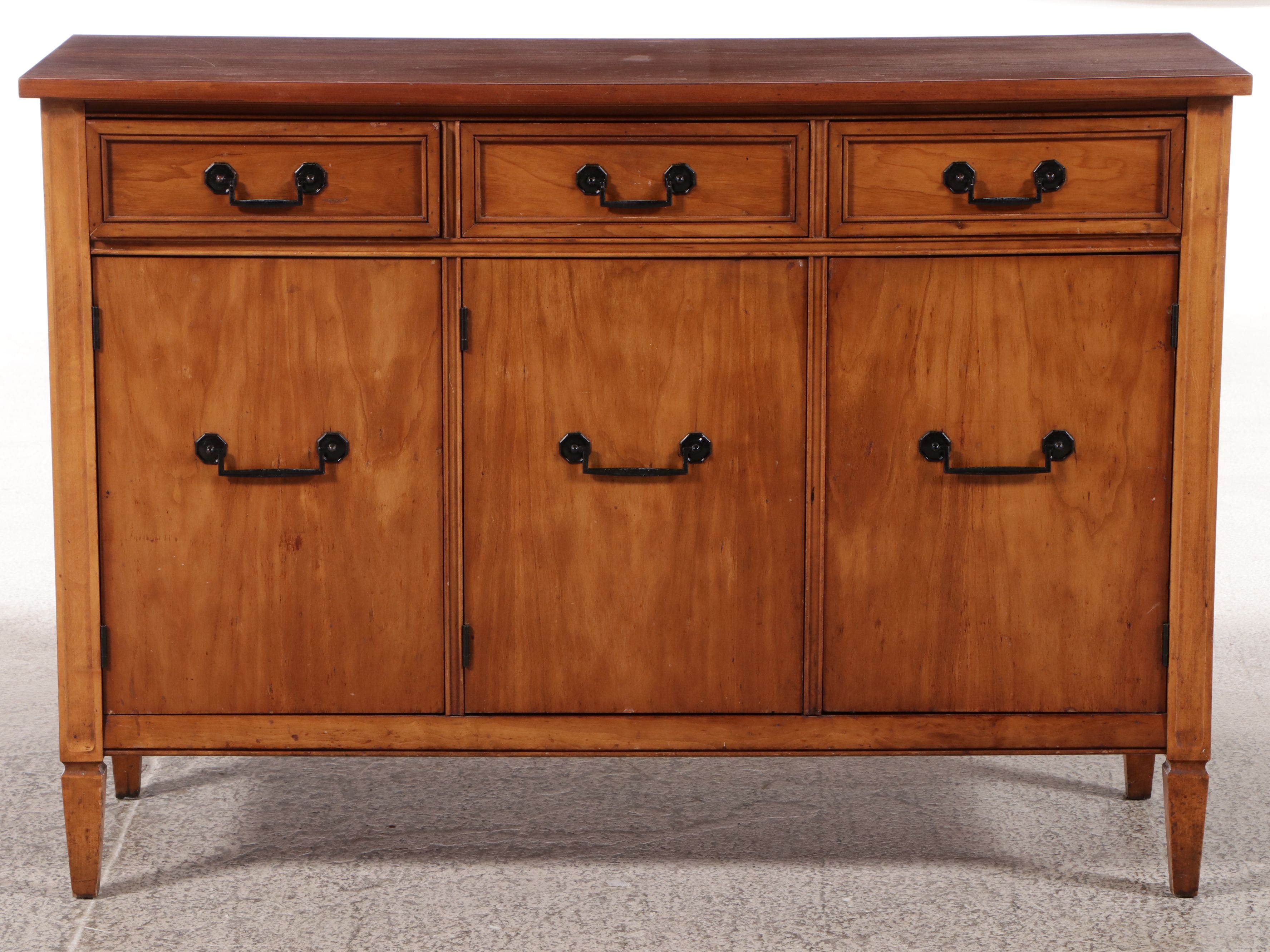 Federal Style Cherry Finish Sideboard