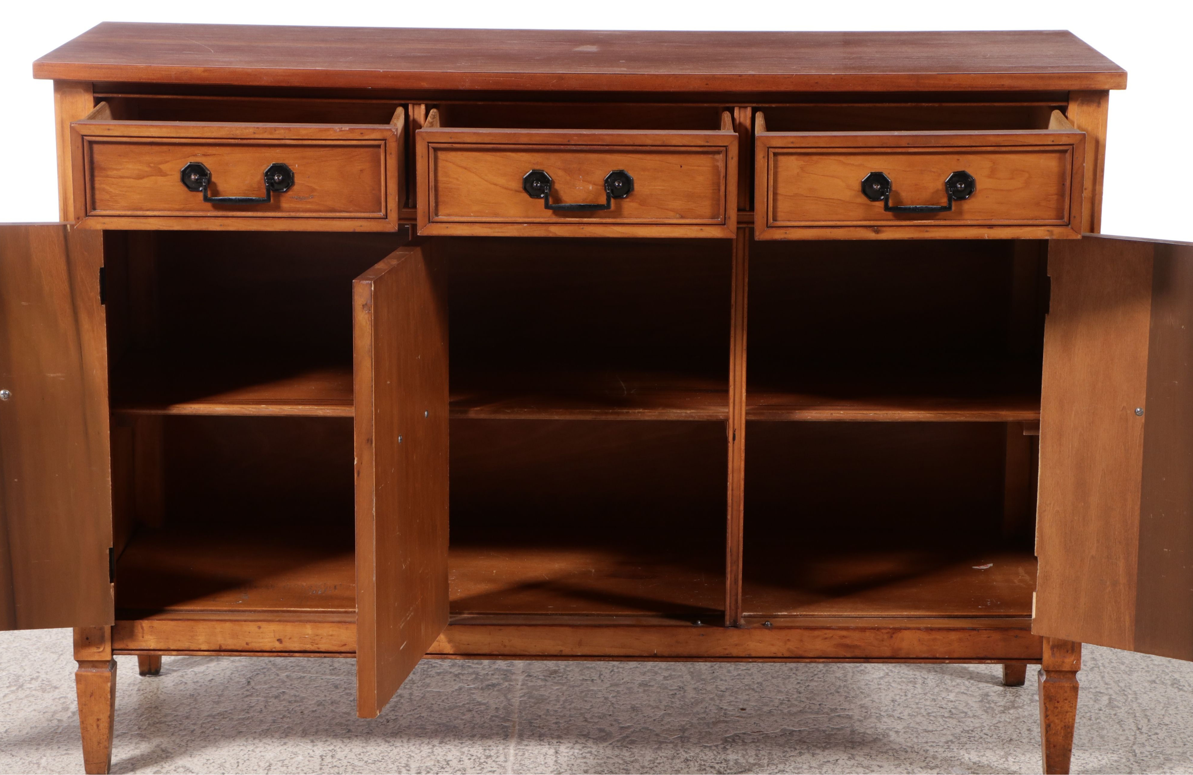 Federal Style Cherry Finish Sideboard